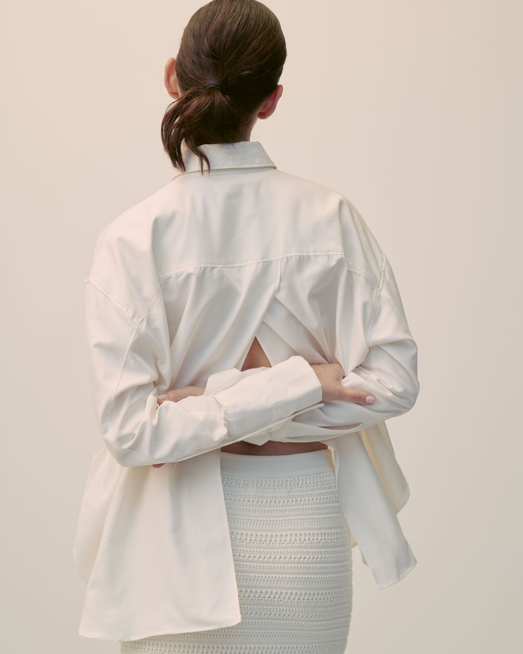 Fashion Week Paris Spring/Summer 2025 look 18 from the Eric Bompard collection womenswear