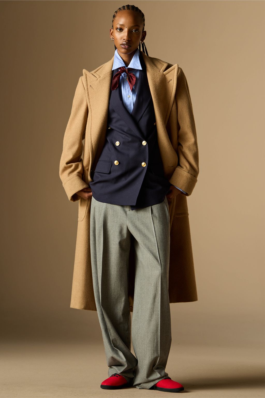 Fashion Week New York Fall/Winter 2025 look 9 de la collection Polo Ralph Lauren womenswear