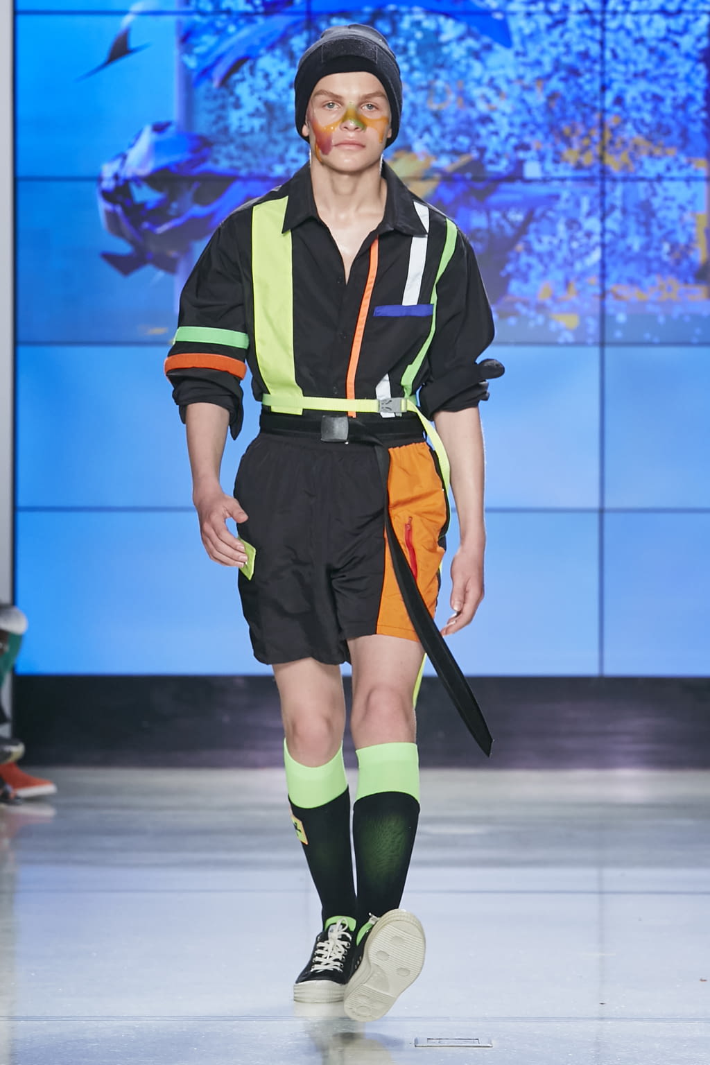 Fashion Week New York Spring/Summer 2019 look 1 from the Landlord collection menswear