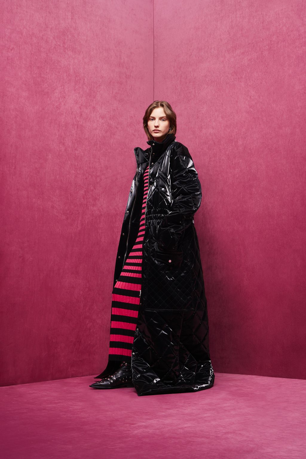 Fashion Week Paris Fall/Winter 2024 look 1 de la collection Sonia Rykiel womenswear