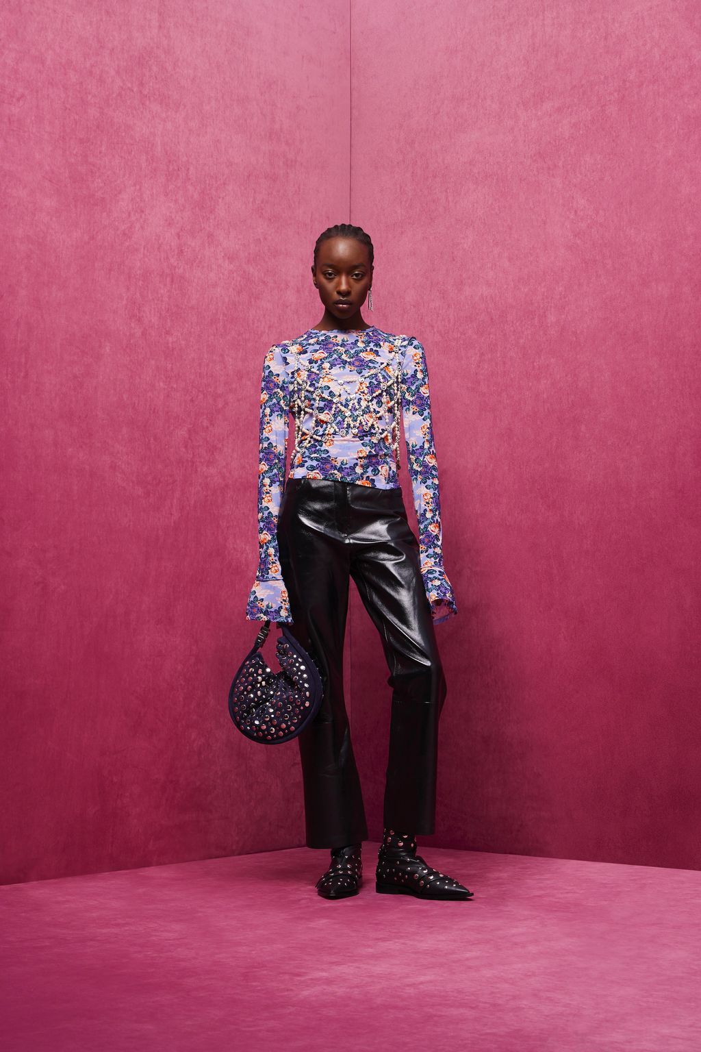 Fashion Week Paris Fall/Winter 2024 look 11 de la collection Sonia Rykiel womenswear