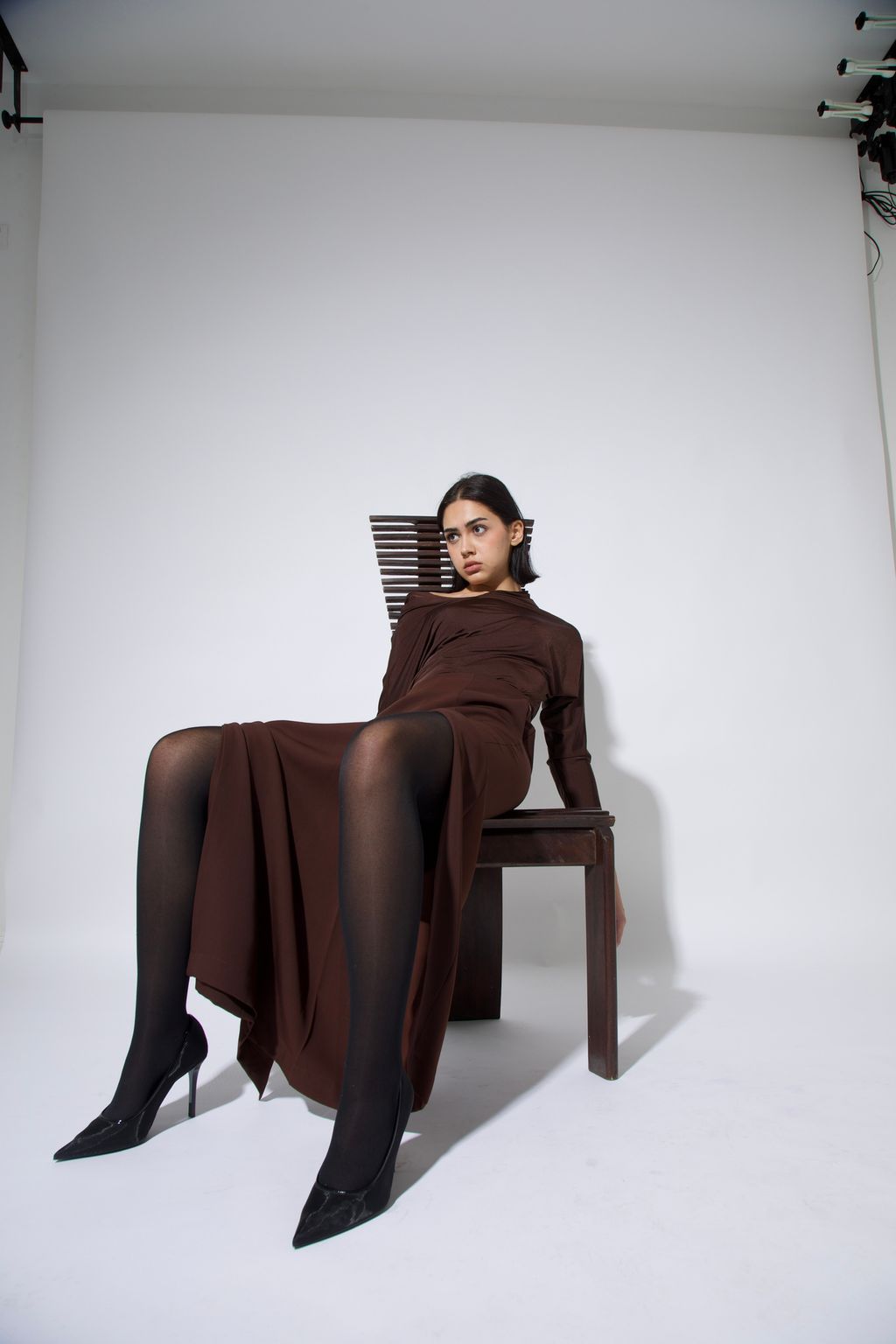 Fashion Week Paris Fall/Winter 2024 look 9 de la collection Samar Nasraldin - Saudi 100 womenswear