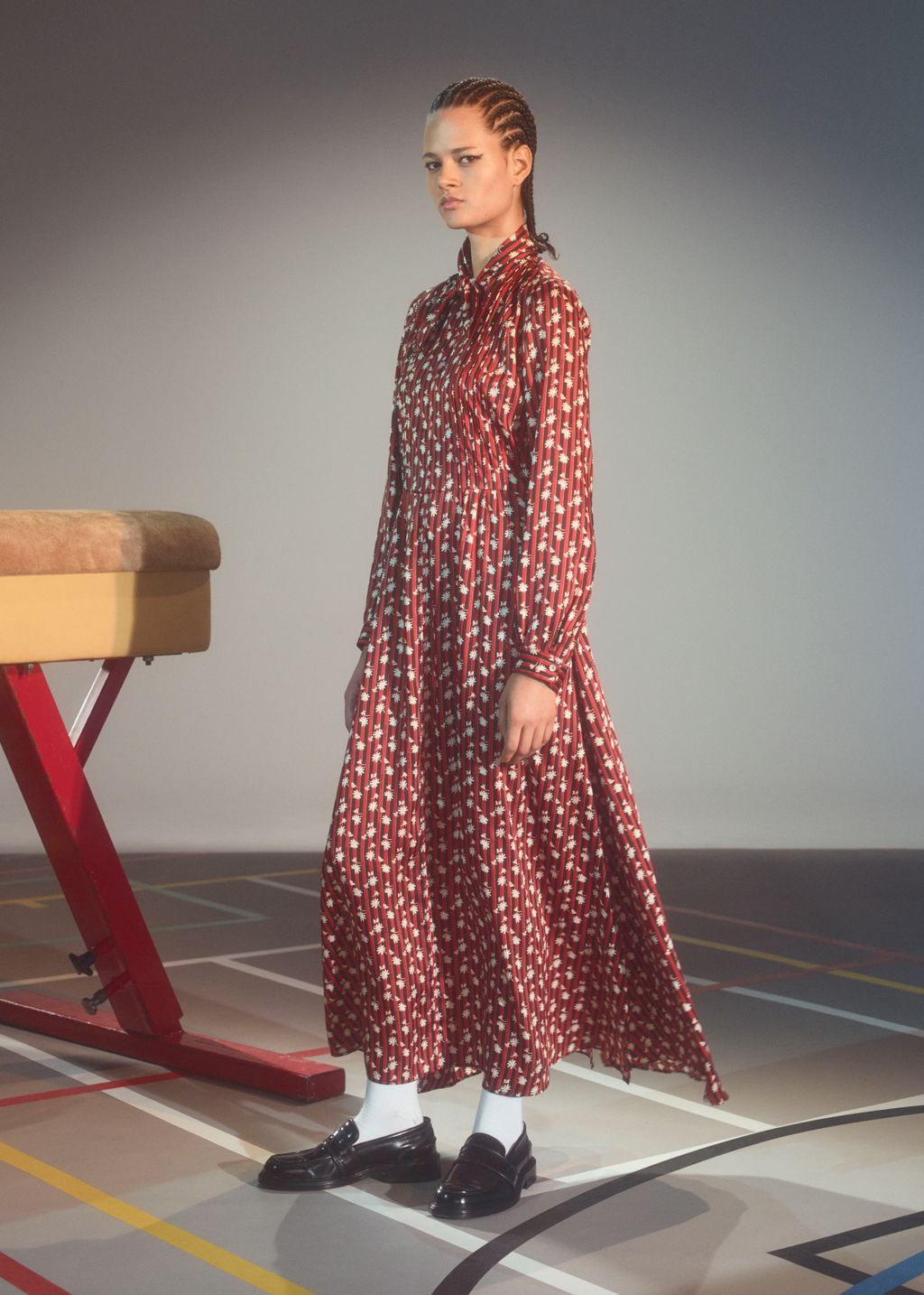 Fashion Week Paris Fall/Winter 2023 look 10 from the Maison Kitsuné collection 女装