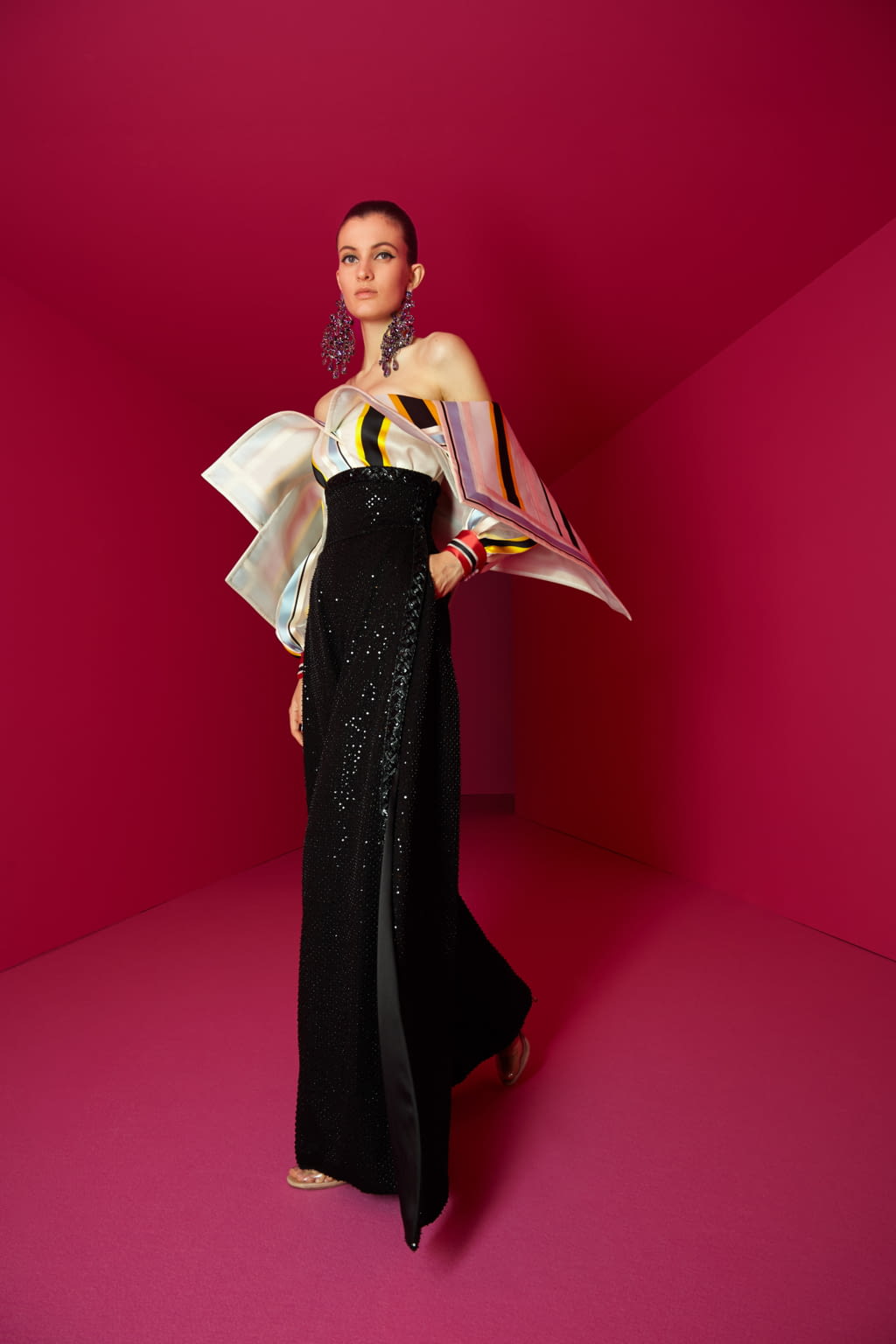 Fashion Week Paris Fall/Winter 2020 look 10 from the Alexis Mabille collection couture
