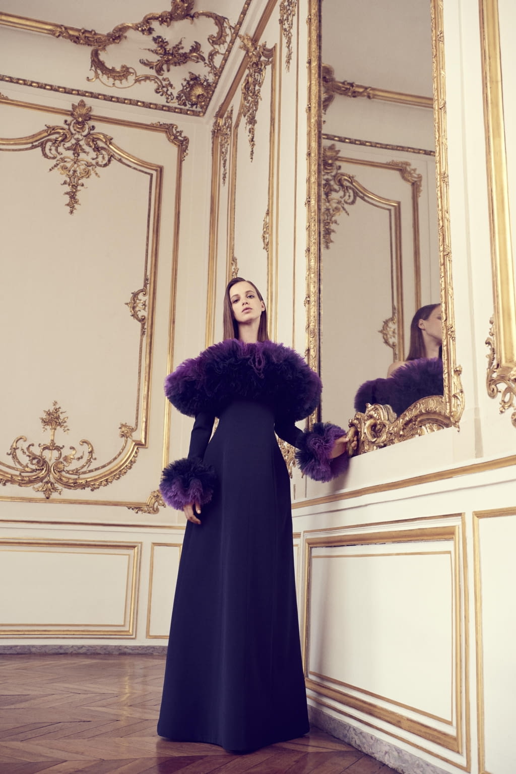Fashion Week Paris Fall/Winter 2017 look 11 de la collection Alexis Mabille couture