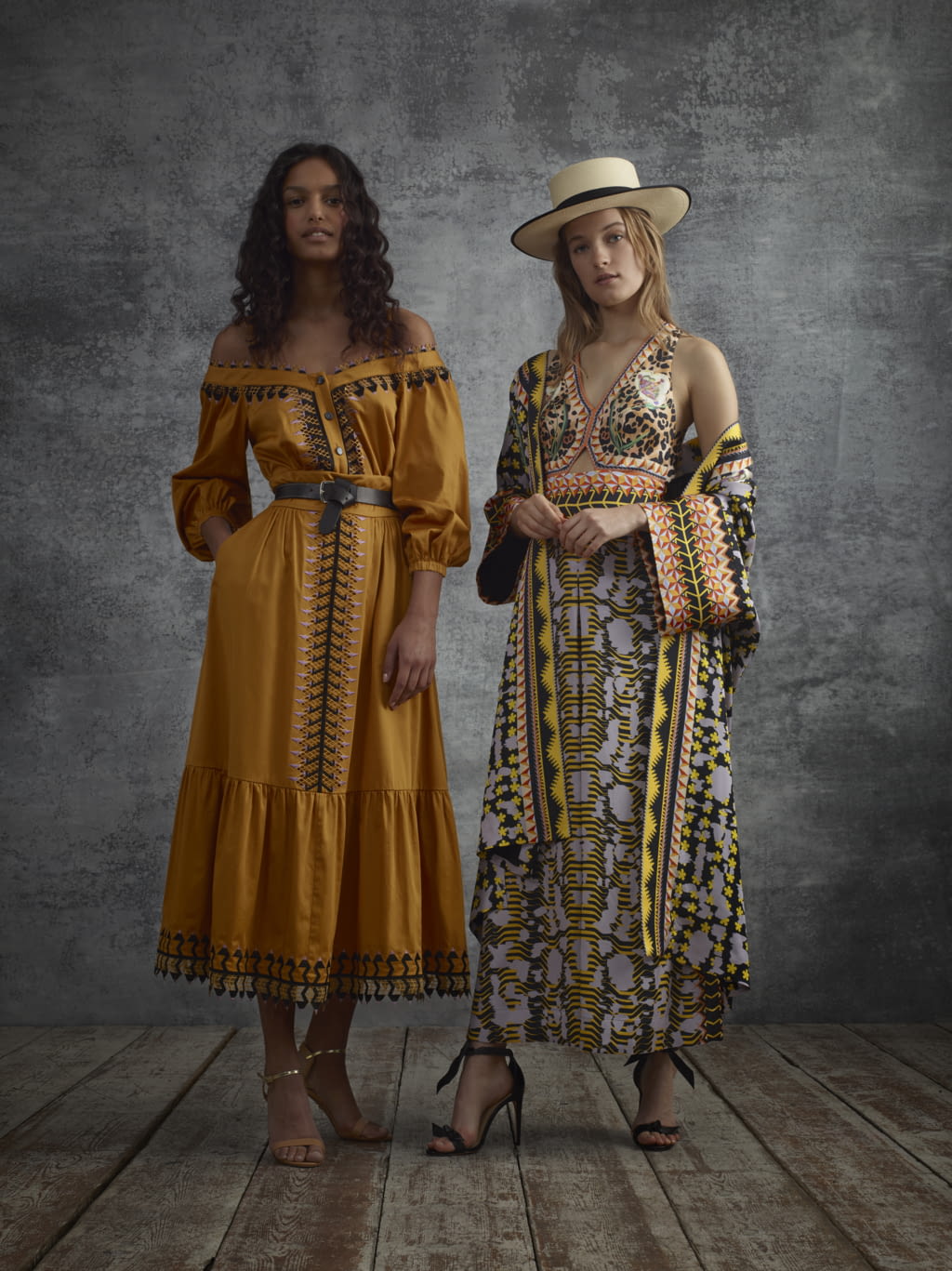 Fashion Week London Pre-Fall 2018 look 7 from the Temperley London collection 女装