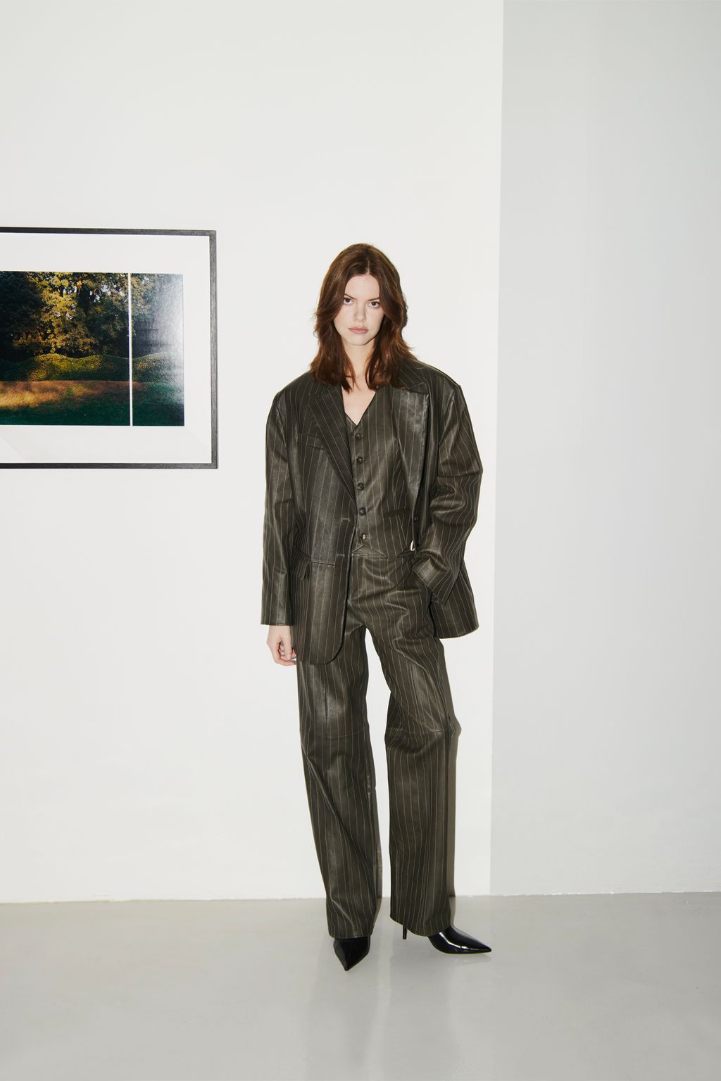 Fashion Week Paris Fall/Winter 2024 look 1 de la collection Stouls womenswear