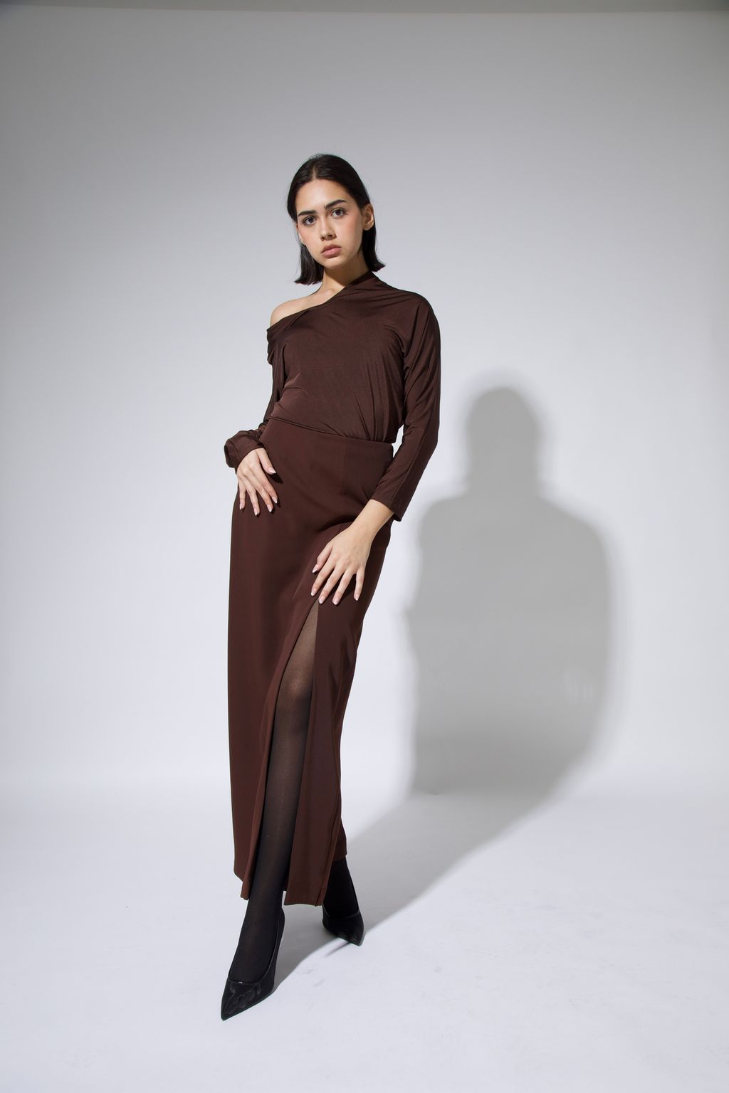 Fashion Week Paris Fall/Winter 2024 look 75 from the Saudi 100 collection womenswear
