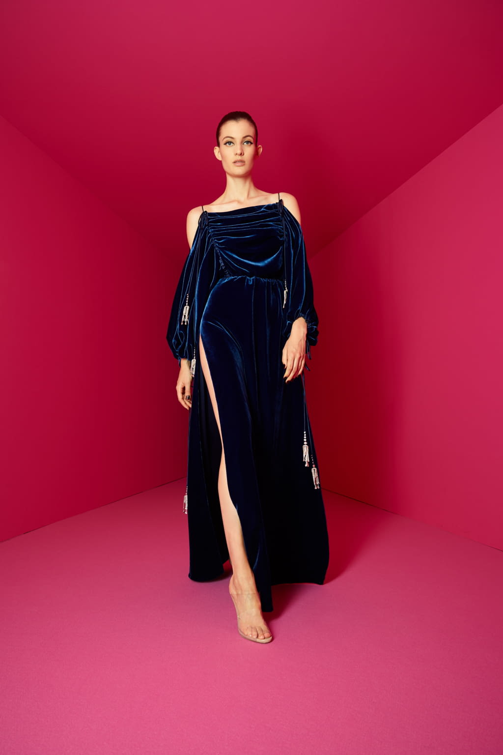 Fashion Week Paris Fall/Winter 2020 look 11 from the Alexis Mabille collection couture