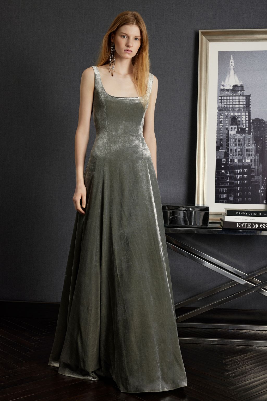 Fashion Week New York Fall/Winter 2023 look 12 de la collection Ralph Lauren Collection womenswear