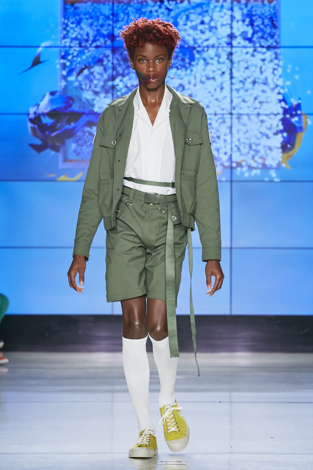 Fashion Week New York Spring/Summer 2019 look 12 from the Landlord collection menswear