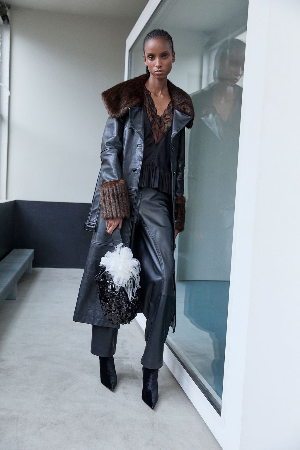 Fashion Week Paris Fall/Winter 2025 look 13 from the Vaillant collection 女装