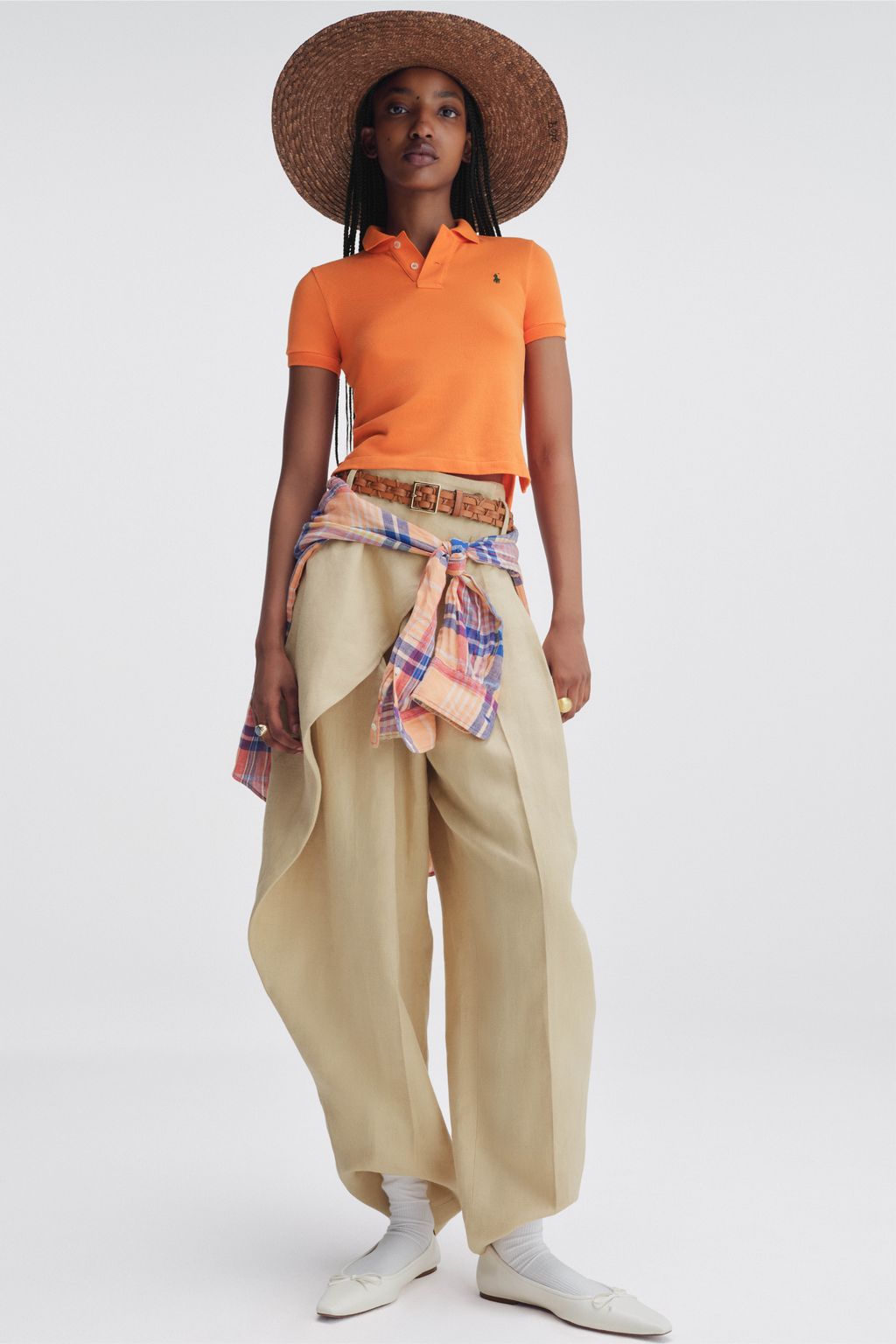 Fashion Week New York Spring/Summer 2026 look 13 from the Polo Ralph Lauren collection 女装