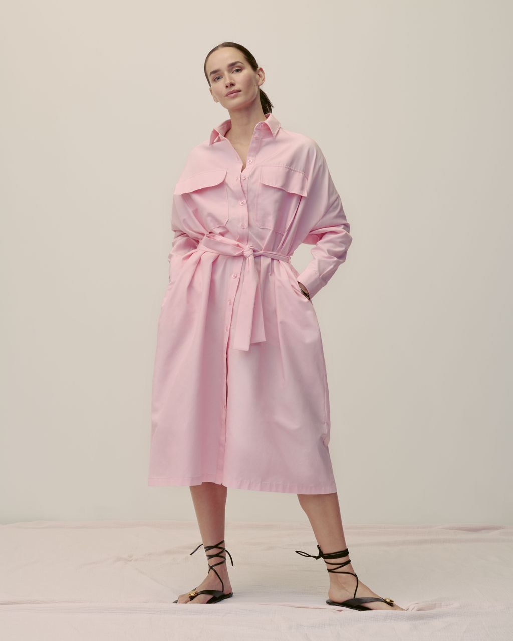 Fashion Week Paris Spring/Summer 2025 look 33 from the Eric Bompard collection womenswear