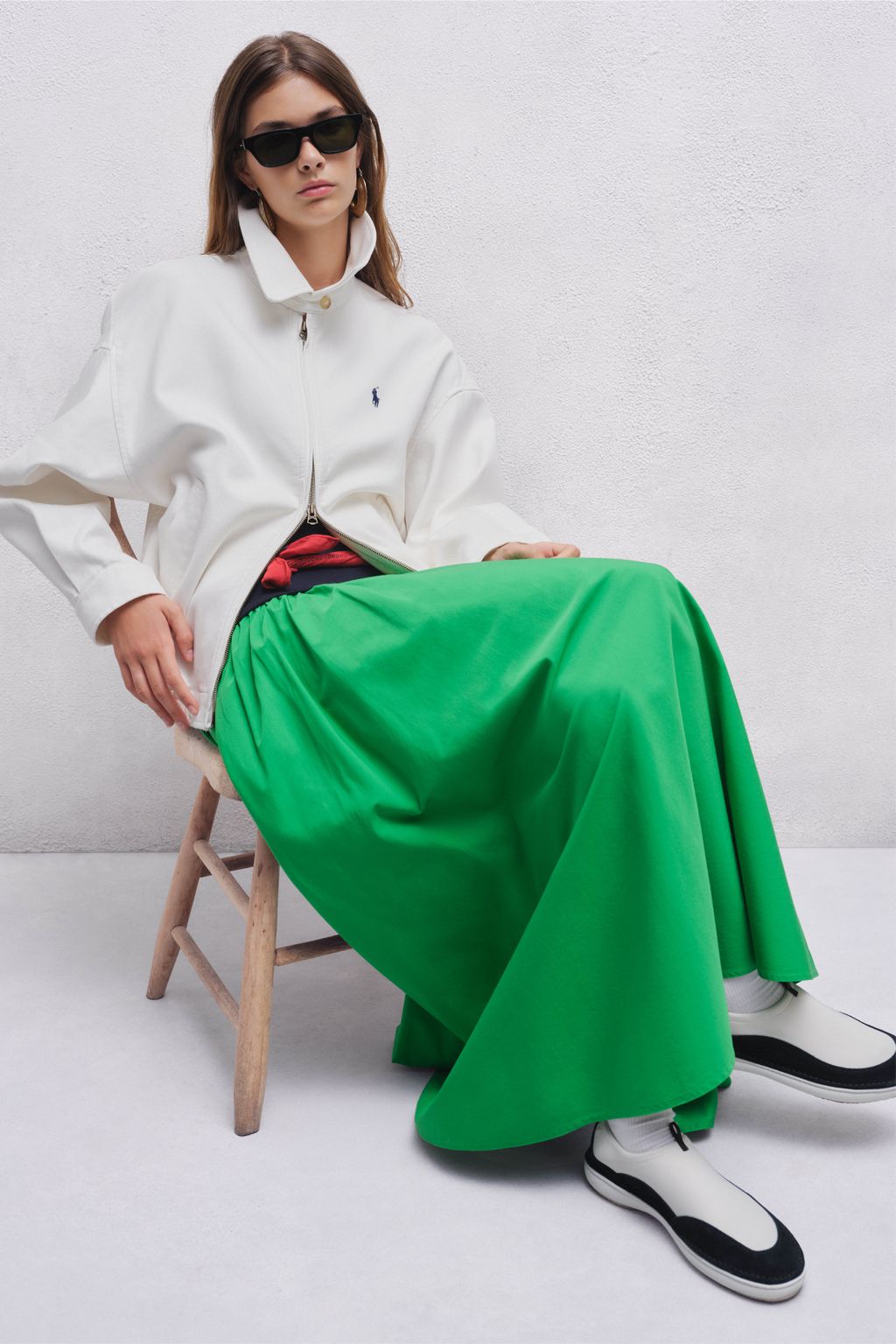 Fashion Week New York Spring/Summer 2026 look 15 from the Polo Ralph Lauren collection womenswear