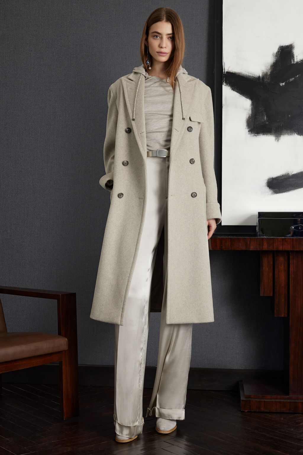 Fashion Week New York Fall/Winter 2023 look 15 from the Ralph Lauren Collection collection womenswear
