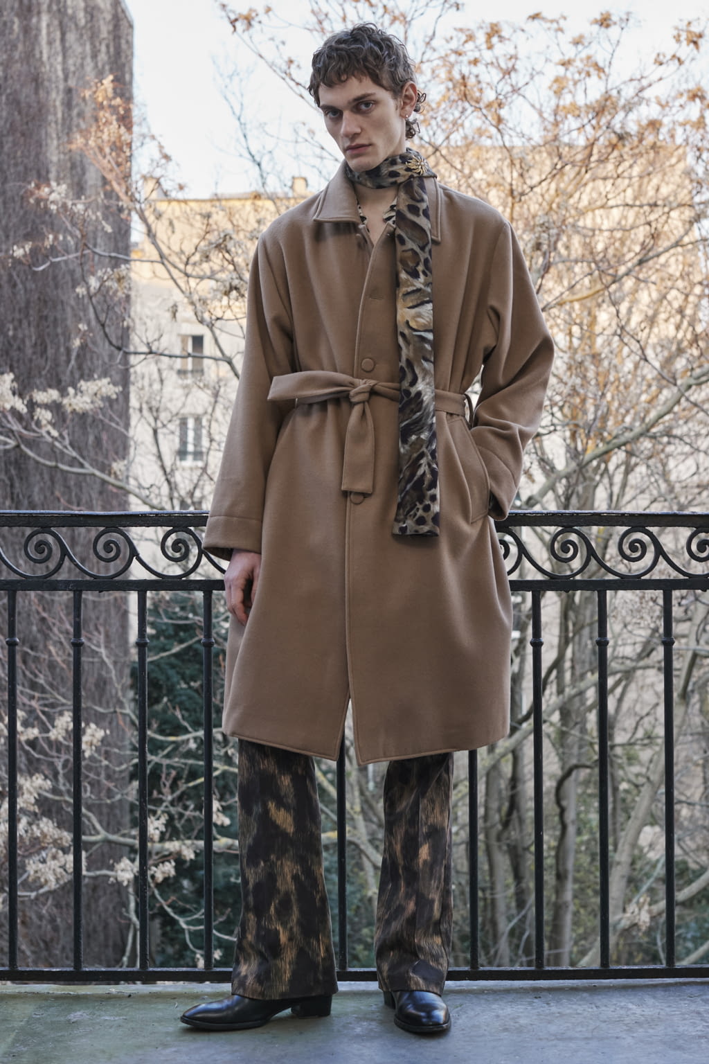 Fashion Week Paris Fall/Winter 2022 look 21 from the Davi Paris collection menswear