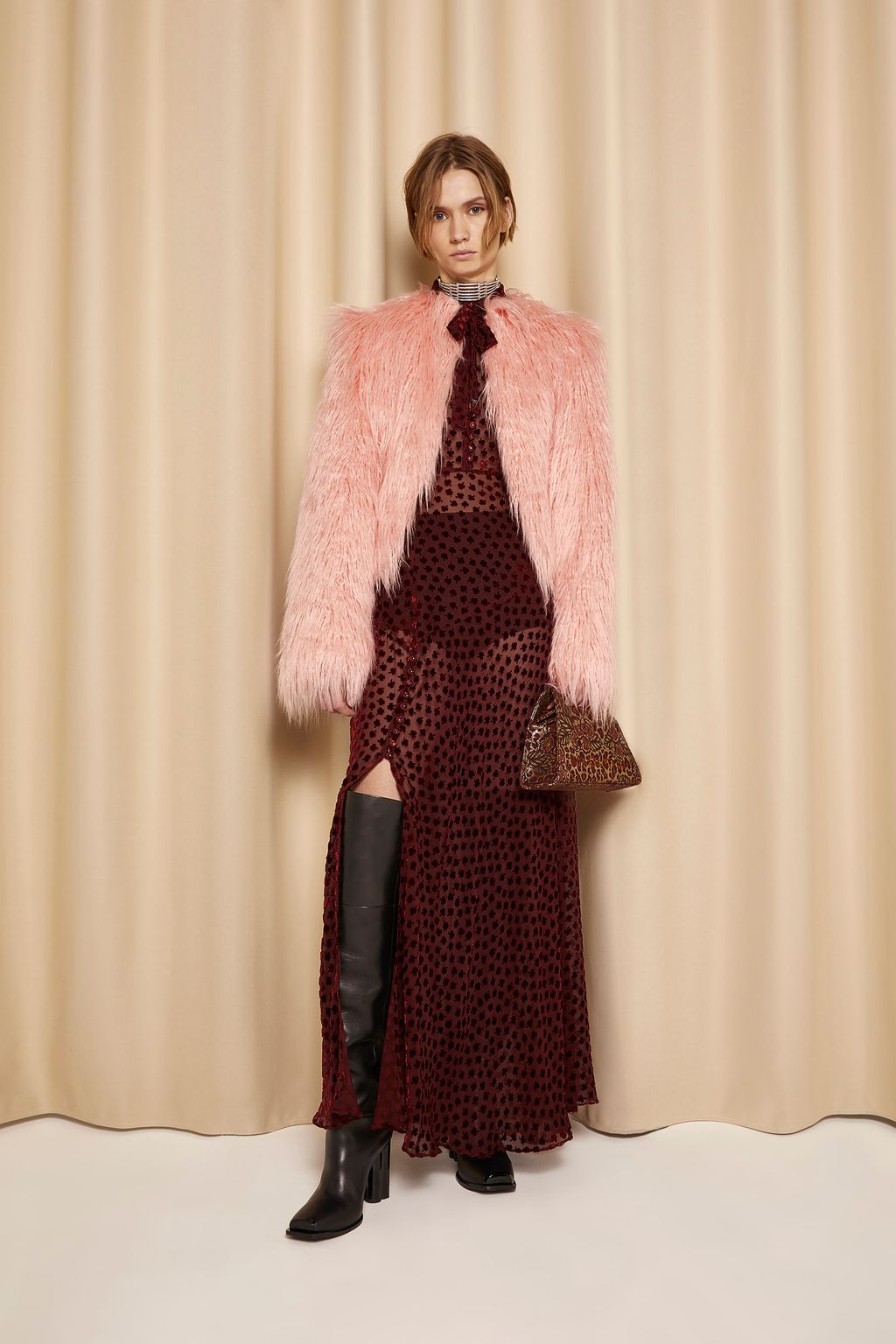 Fashion Week Paris Fall/Winter 2023 look 18 de la collection Sonia Rykiel womenswear
