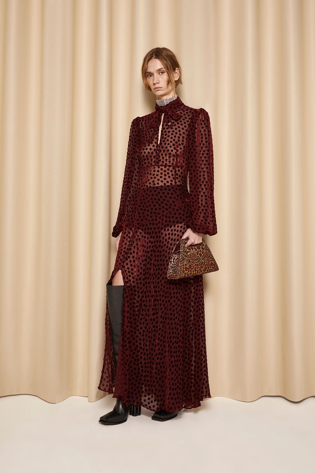 Fashion Week Paris Fall/Winter 2023 look 19 from the Sonia Rykiel collection 女装