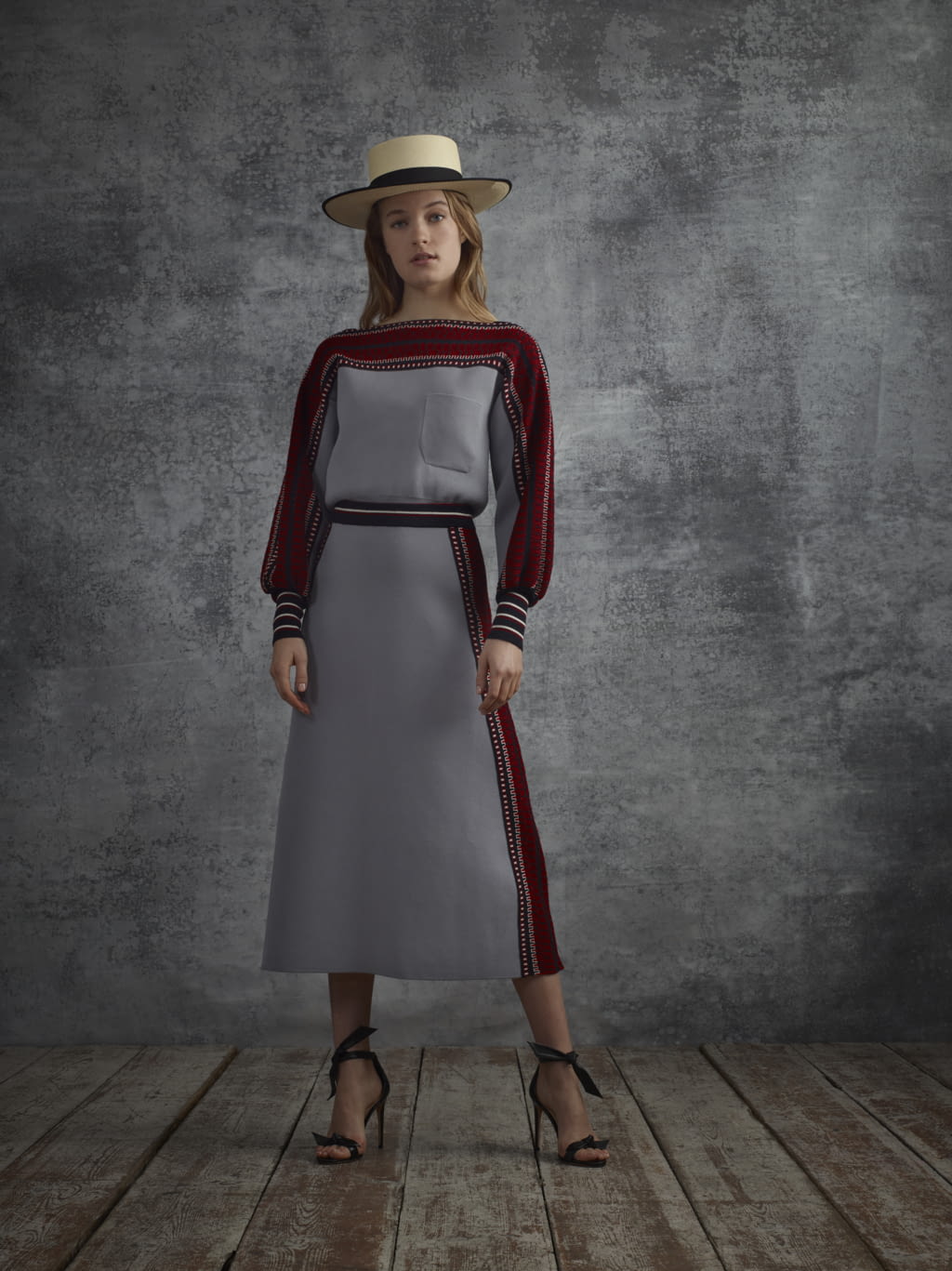 Fashion Week London Pre-Fall 2018 look 10 from the Temperley London collection womenswear