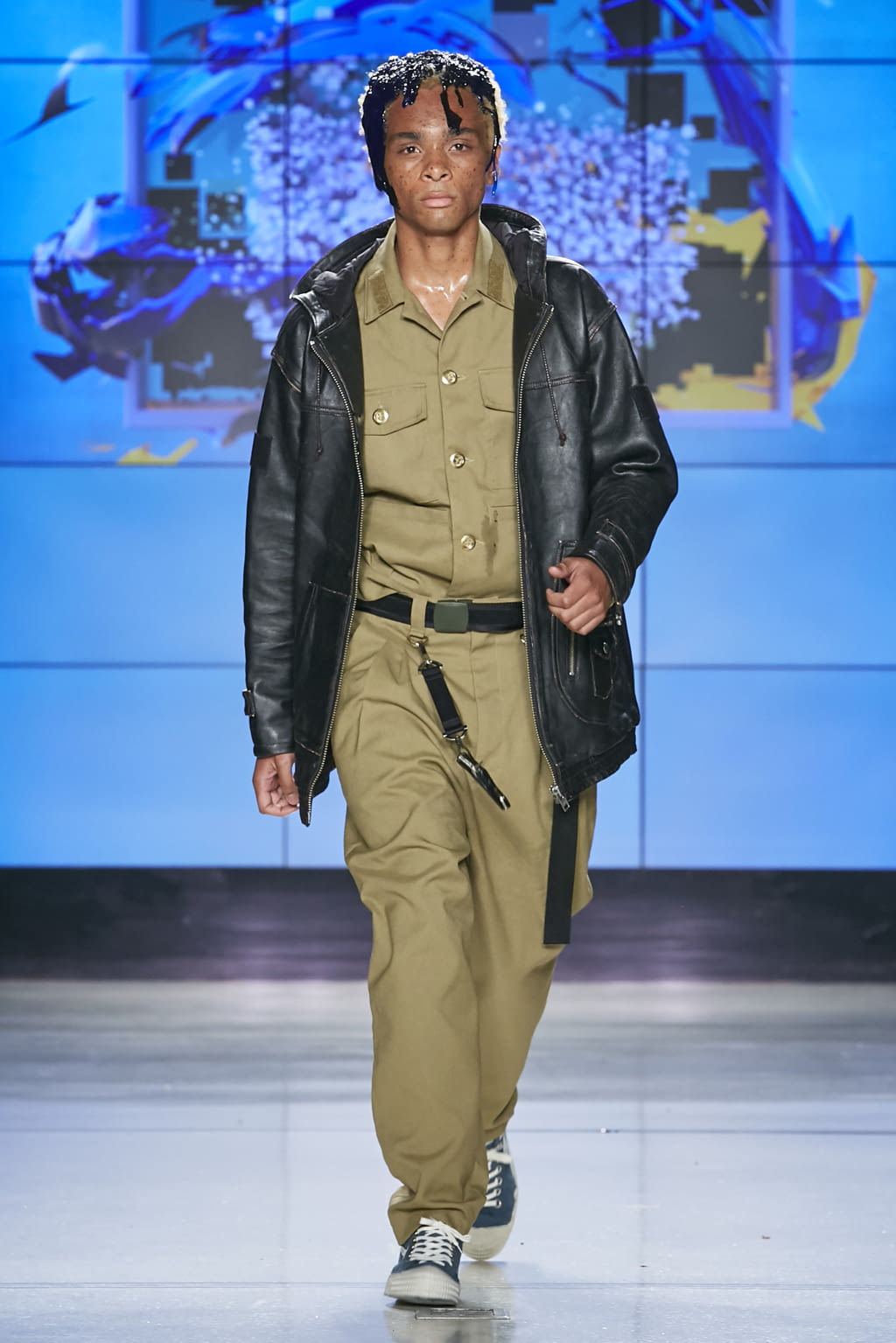 Fashion Week New York Spring/Summer 2019 look 17 from the Landlord collection 男装