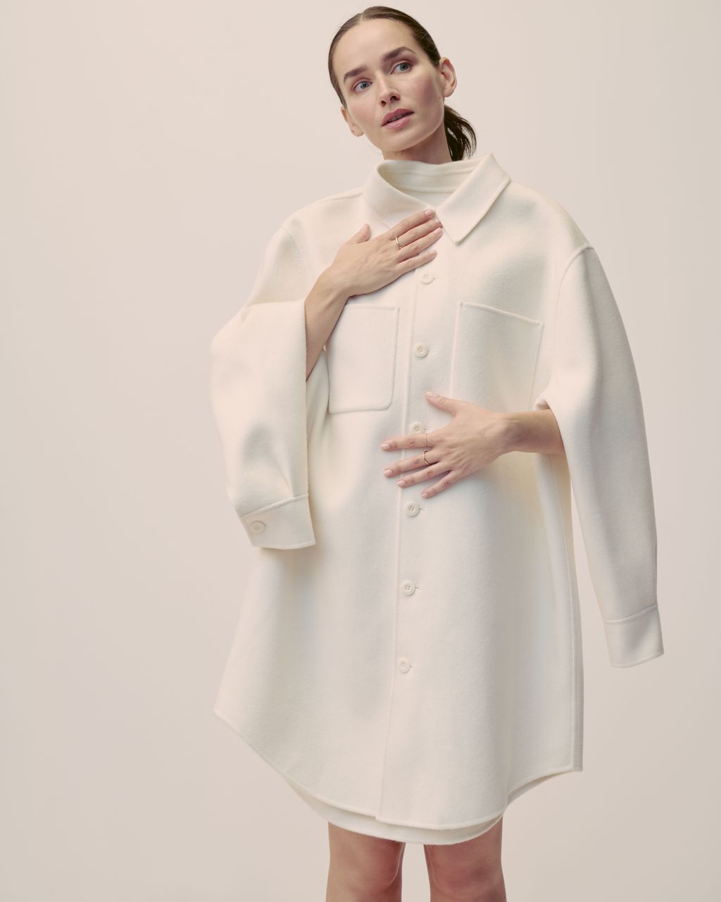 Fashion Week Paris Spring/Summer 2025 look 44 from the Eric Bompard collection womenswear