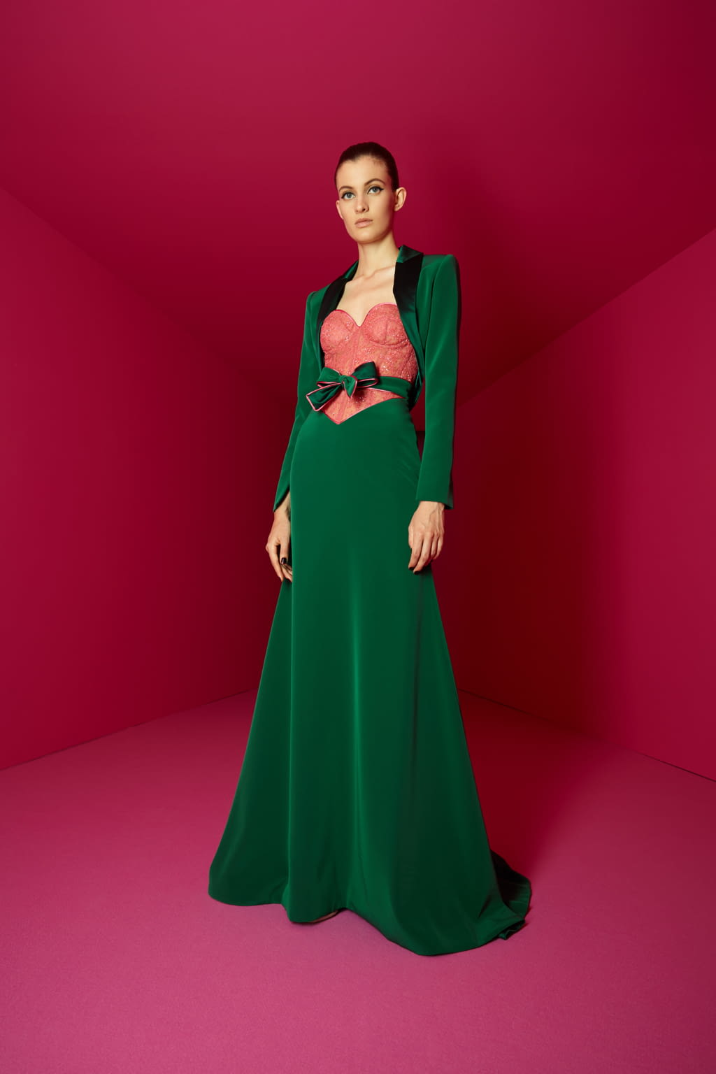 Fashion Week Paris Fall/Winter 2020 look 17 de la collection Alexis Mabille couture
