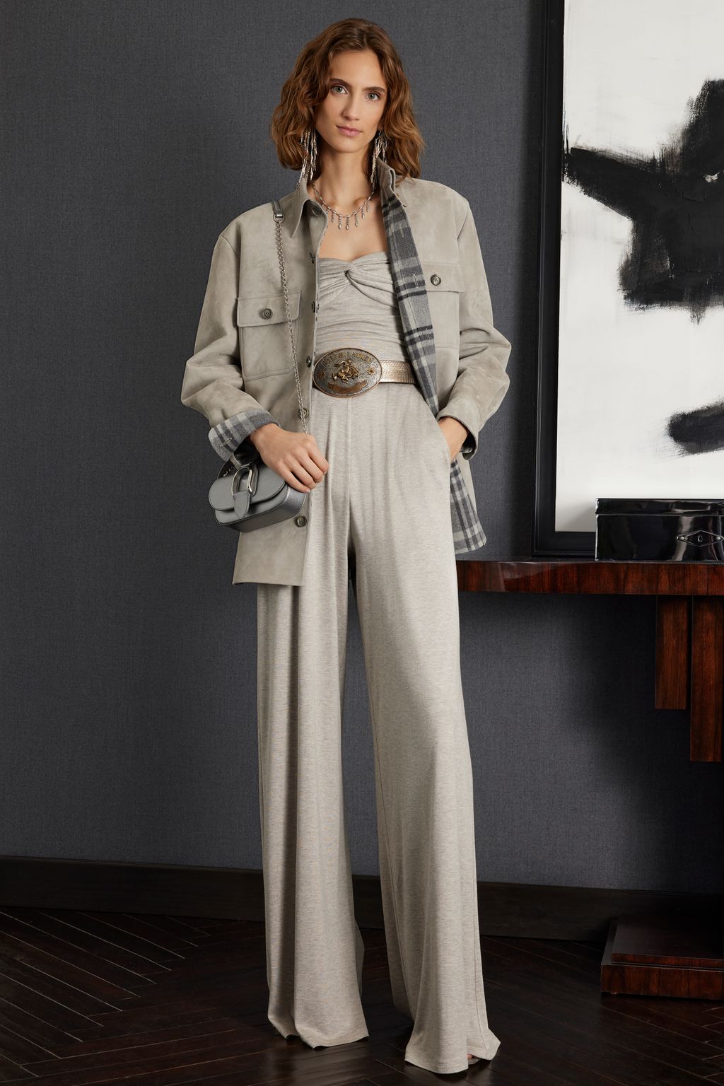 Fashion Week New York Fall/Winter 2023 look 18 from the Ralph Lauren Collection collection 女装