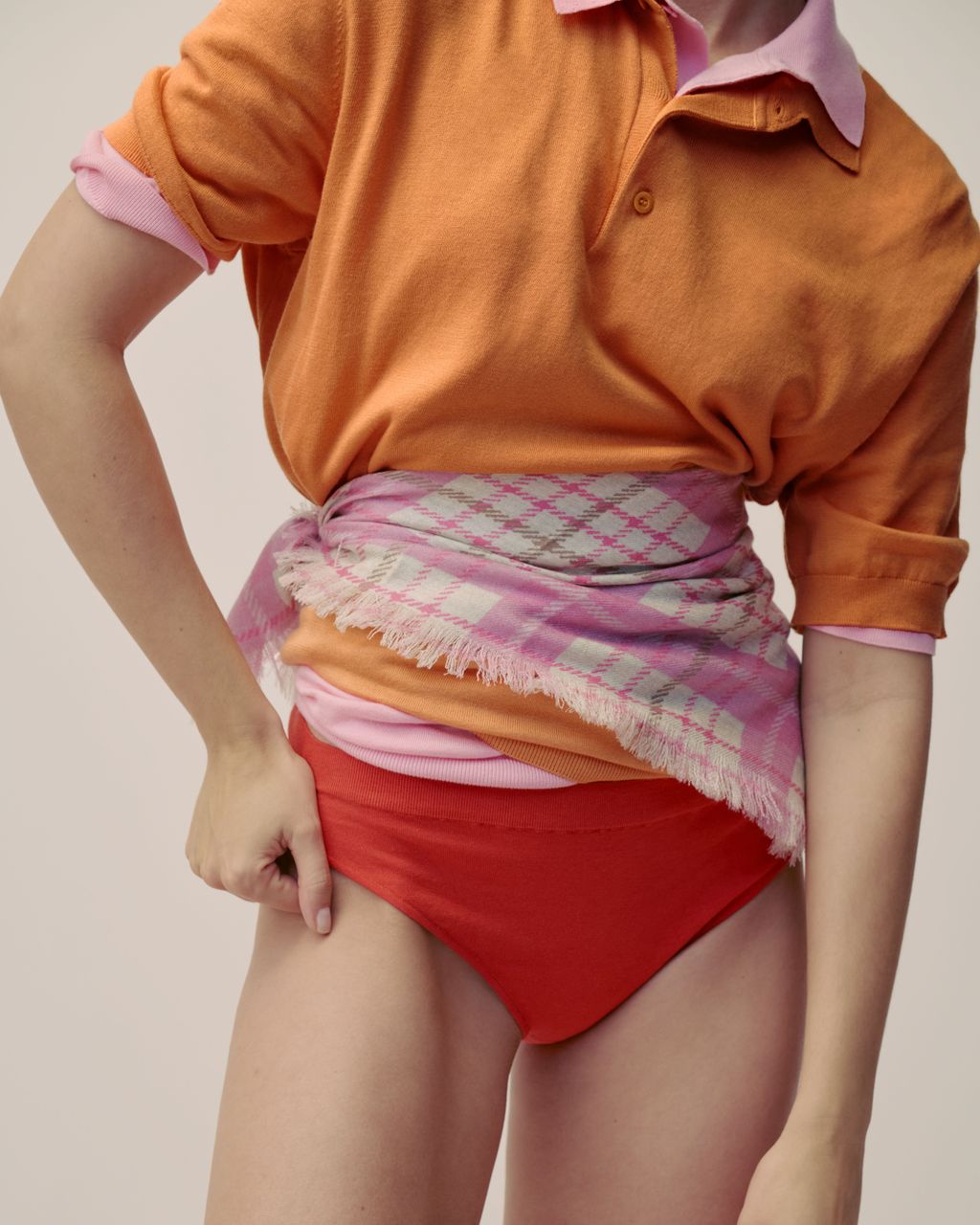 Fashion Week Paris Spring/Summer 2025 look 48 from the Eric Bompard collection womenswear