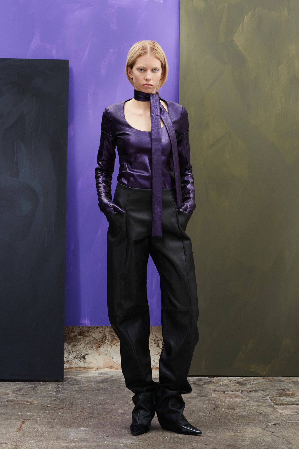 Fashion Week Paris Fall/Winter 2023 look 20 de la collection Stouls womenswear