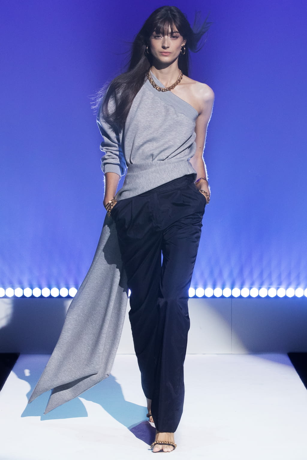 Fashion Week New York Spring/Summer 2021 look 27 from the Brandon Maxwell collection womenswear