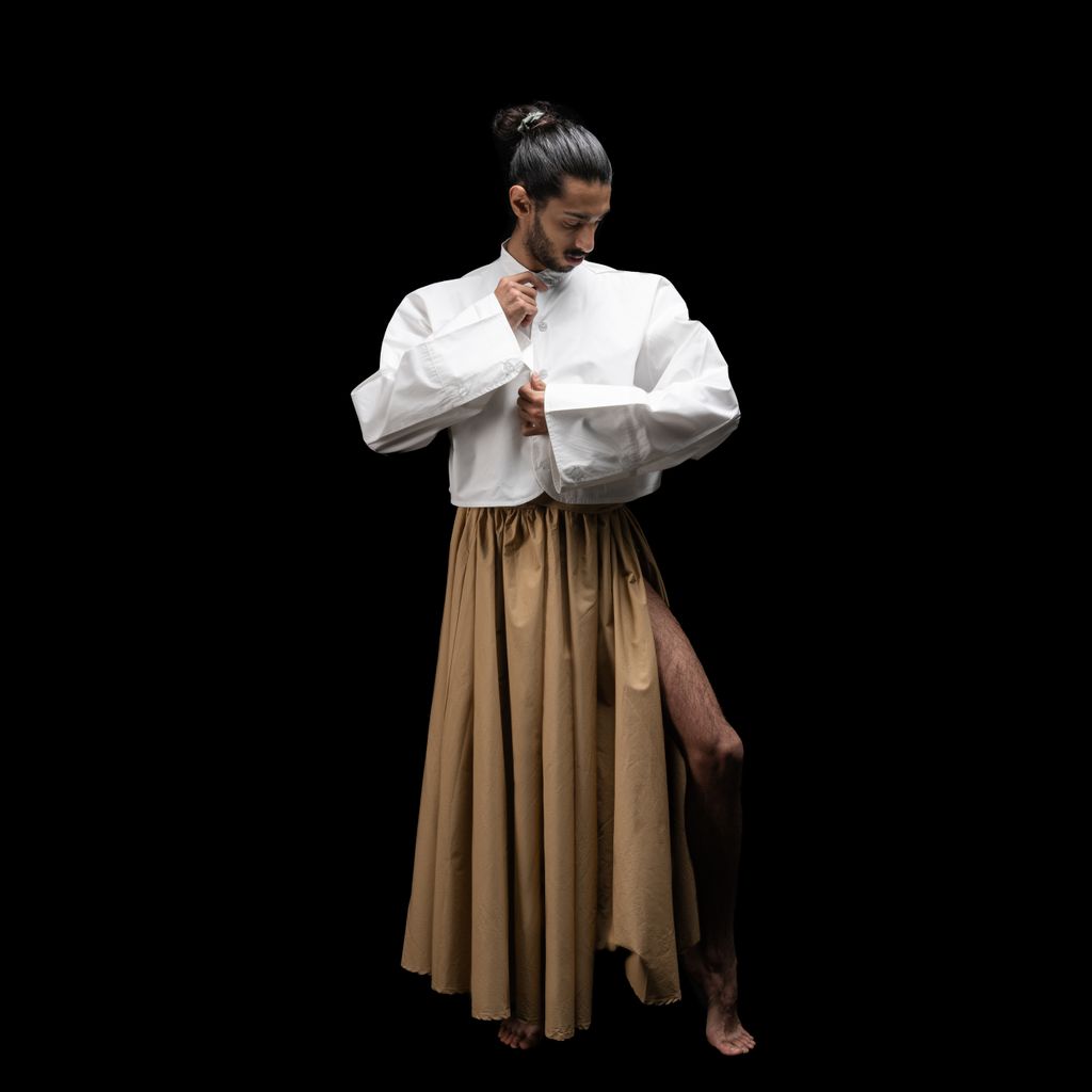 Fashion Week Paris Spring/Summer 2024 look 2 from the KML - Saudi 100 collection menswear