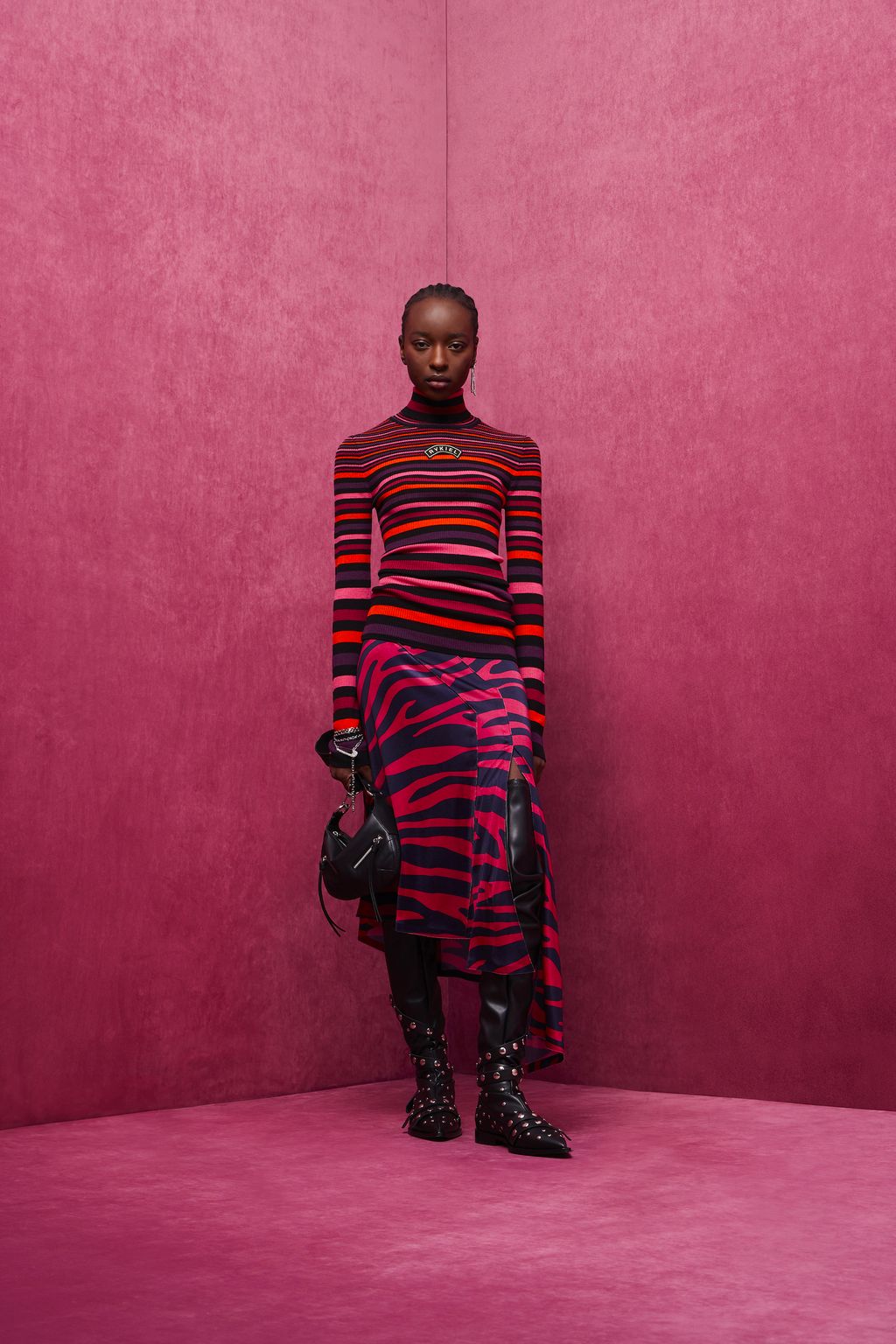 Fashion Week Paris Fall/Winter 2024 look 3 de la collection Sonia Rykiel womenswear