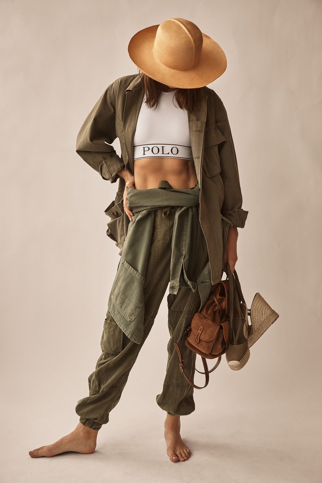 Fashion Week New York Spring/Summer 2024 look 20 de la collection Polo Ralph Lauren womenswear