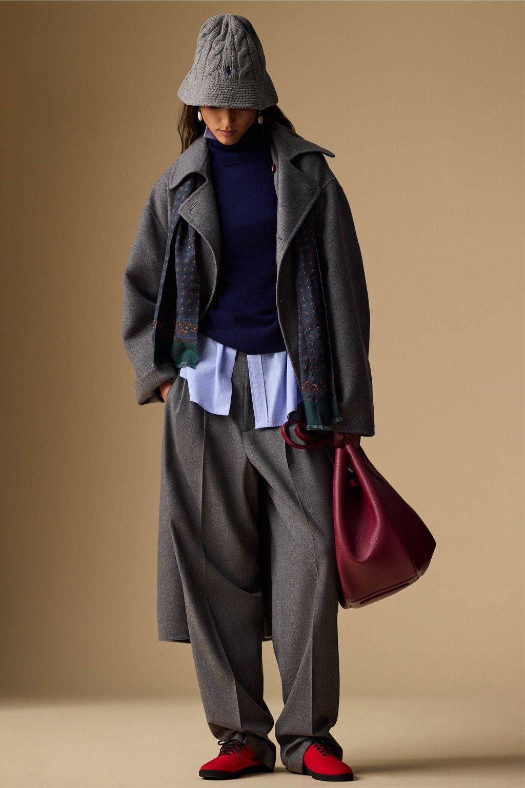 Fashion Week New York Fall/Winter 2025 look 20 from the Polo Ralph Lauren collection womenswear