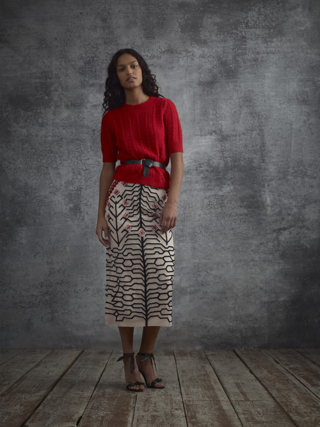 Fashion Week London Pre-Fall 2018 look 12 from the Temperley London collection womenswear