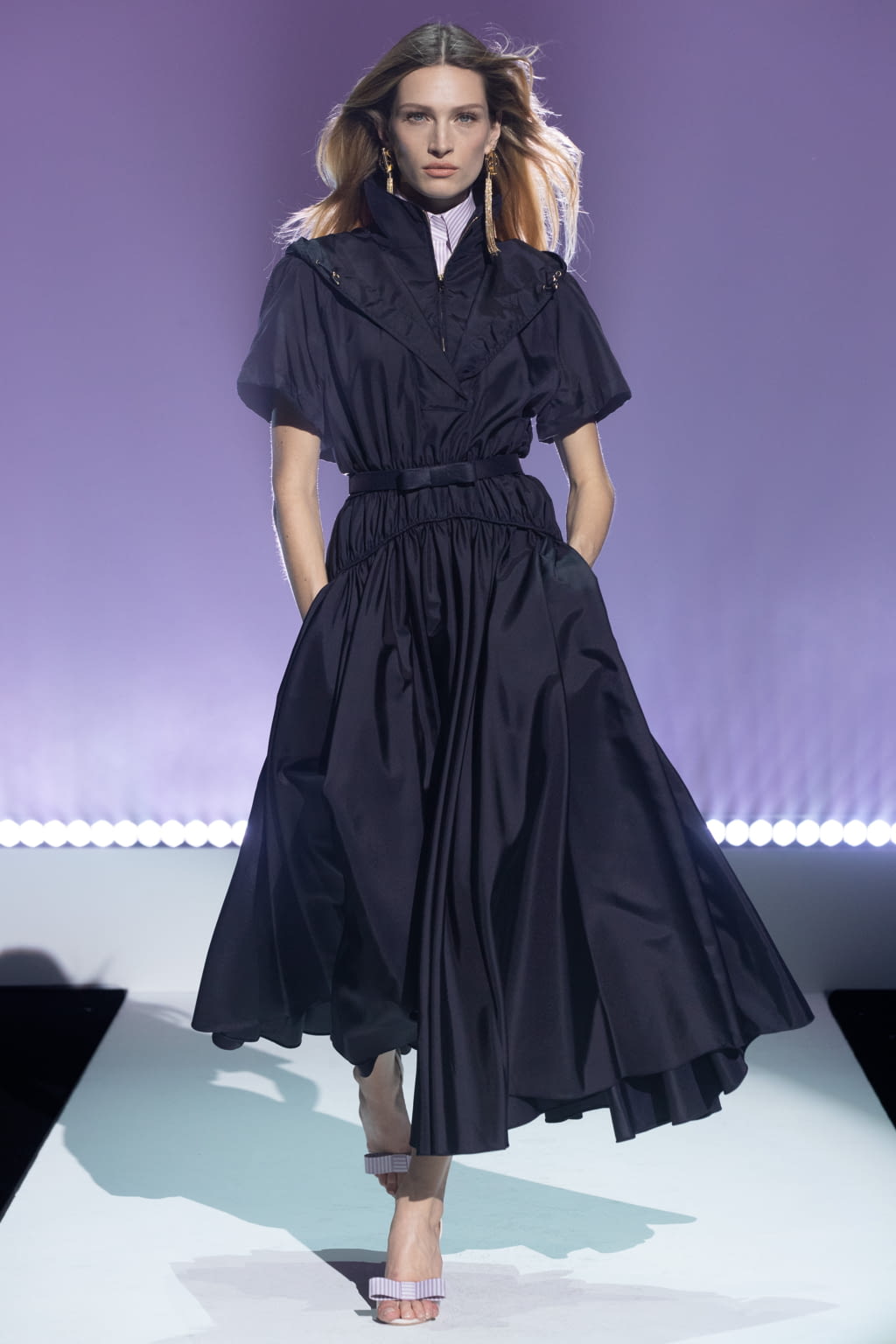 Fashion Week New York Spring/Summer 2021 look 28 de la collection Brandon Maxwell womenswear