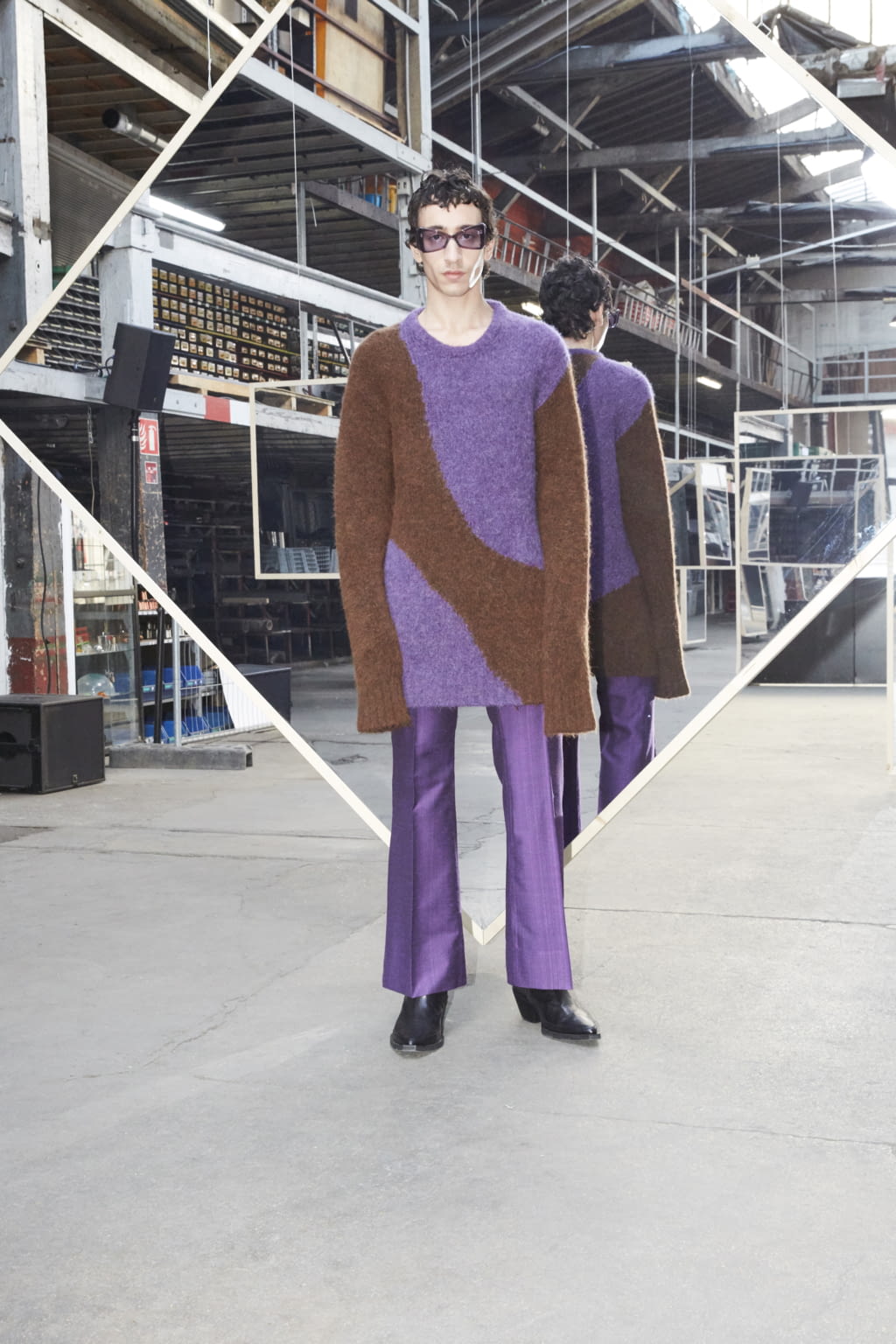 Fashion Week Paris Fall/Winter 2020 look 20 from the Maison Kitsuné collection 男装