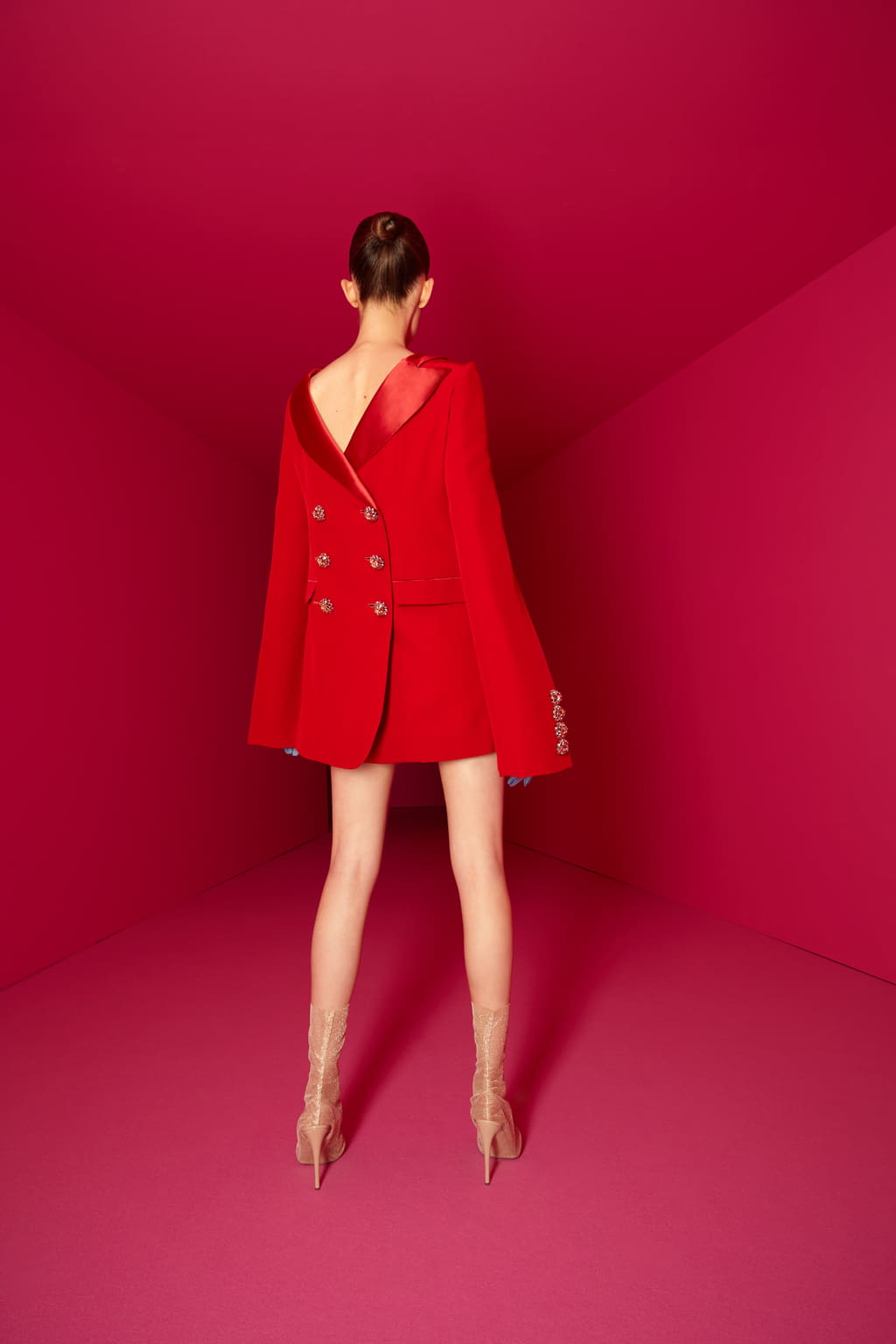 Fashion Week Paris Fall/Winter 2020 look 20 de la collection Alexis Mabille couture
