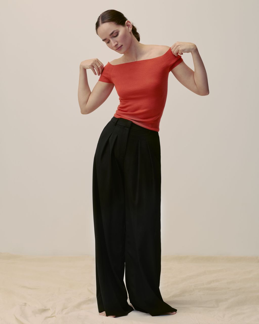 Fashion Week Paris Spring/Summer 2025 look 65 from the Eric Bompard collection womenswear