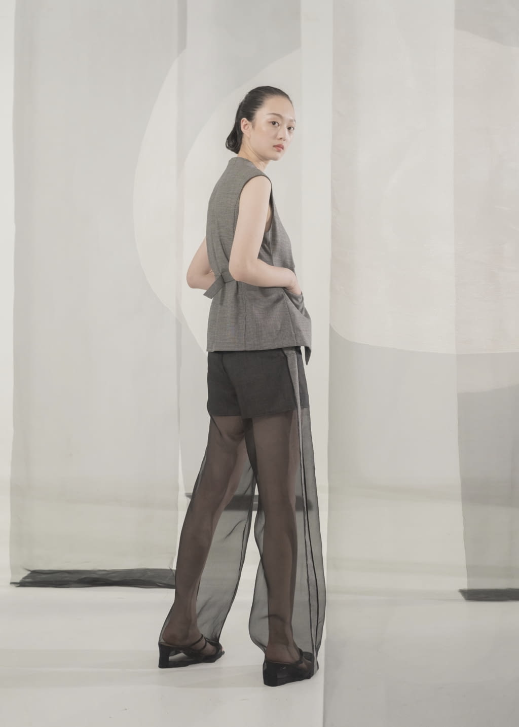 Fashion Week Paris Spring/Summer 2021 look 12 from the Maison Mai collection womenswear