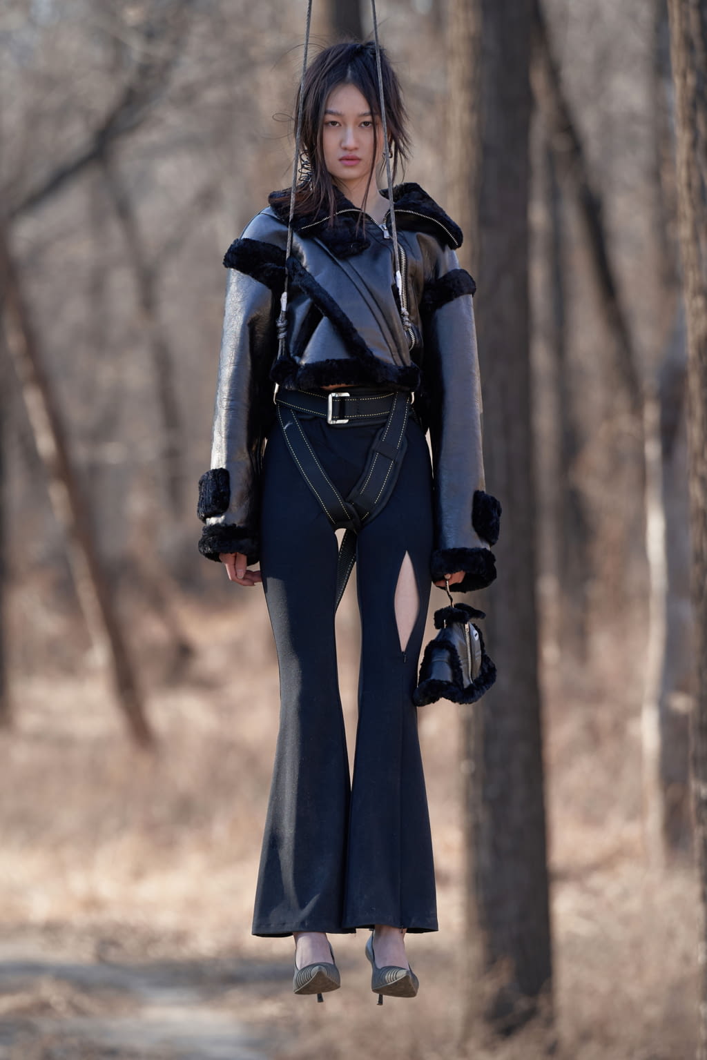 Fashion Week London Fall/Winter 2021 look 21 from the Marrknull collection 女装