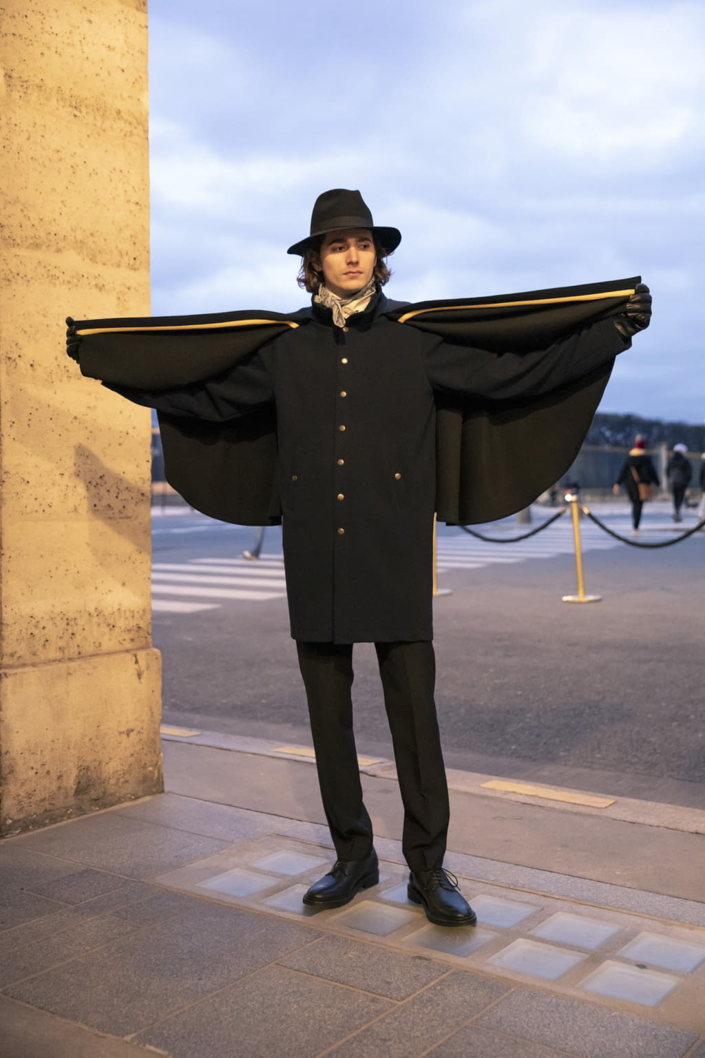 Fashion Week Paris Fall/Winter 2022 look 33 de la collection Agnès B menswear