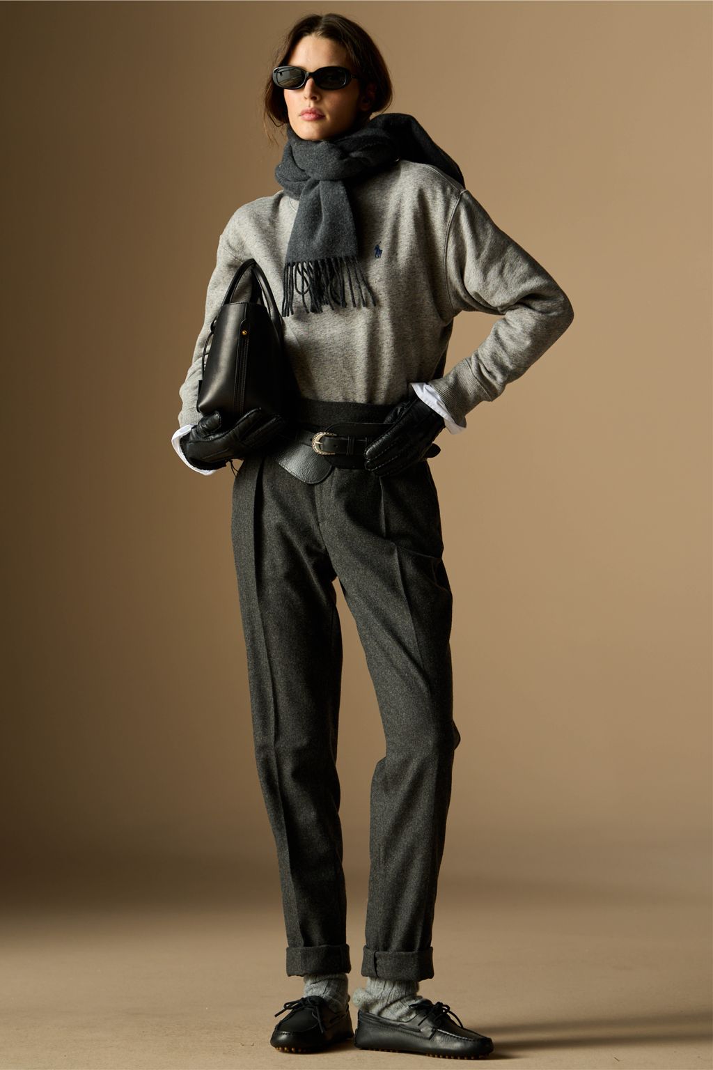 Fashion Week New York Fall/Winter 2025 look 23 from the Polo Ralph Lauren collection 女装