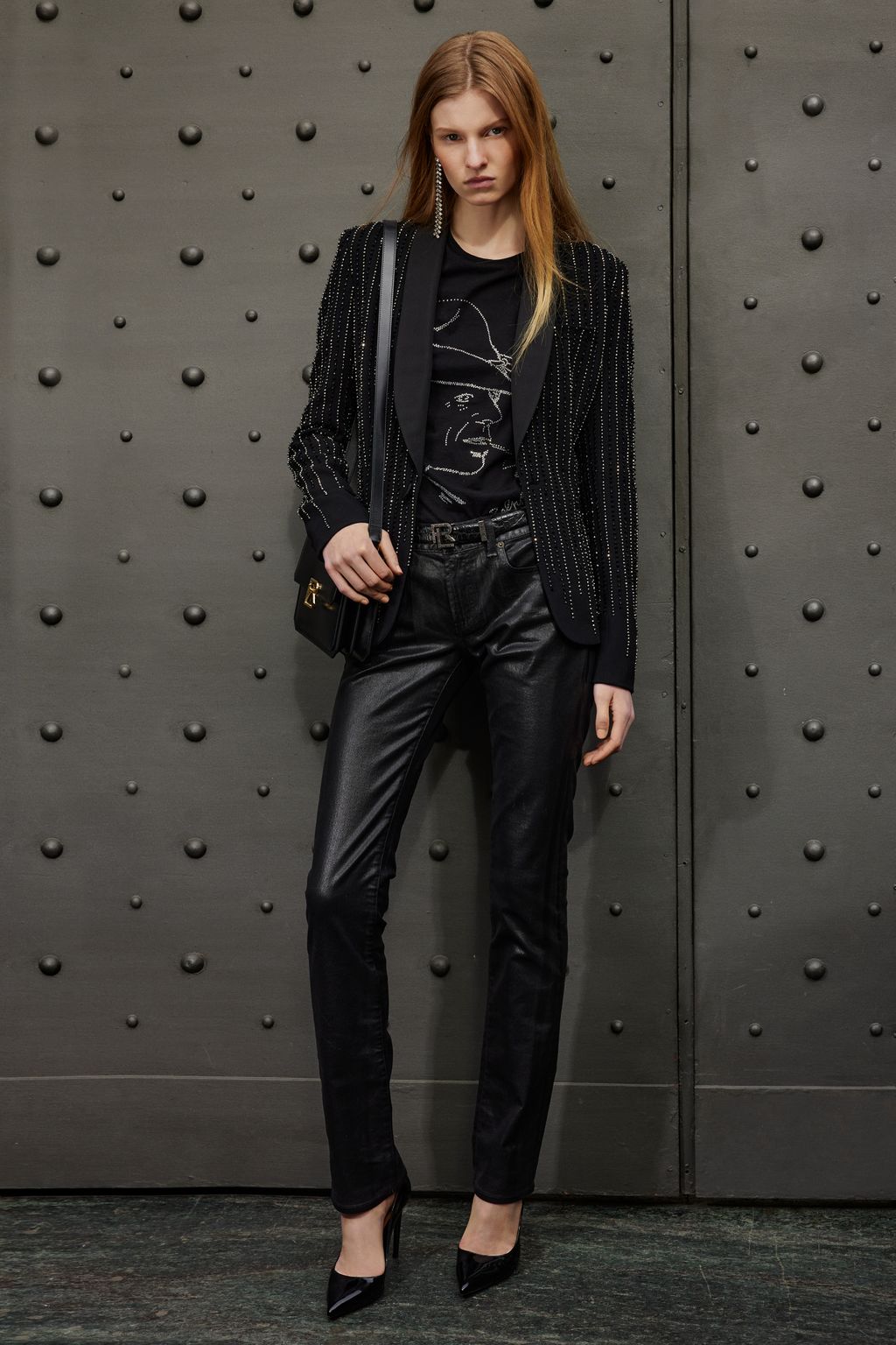 Fashion Week New York Fall/Winter 2023 look 24 from the Ralph Lauren Collection collection 女装