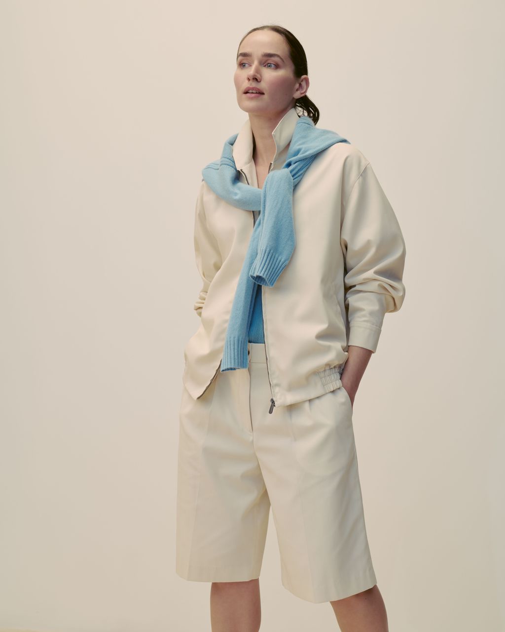 Fashion Week Paris Spring/Summer 2025 look 80 from the Eric Bompard collection womenswear