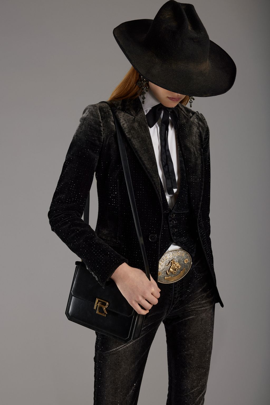 Fashion Week New York Fall/Winter 2023 look 26 from the Ralph Lauren Collection collection 女装