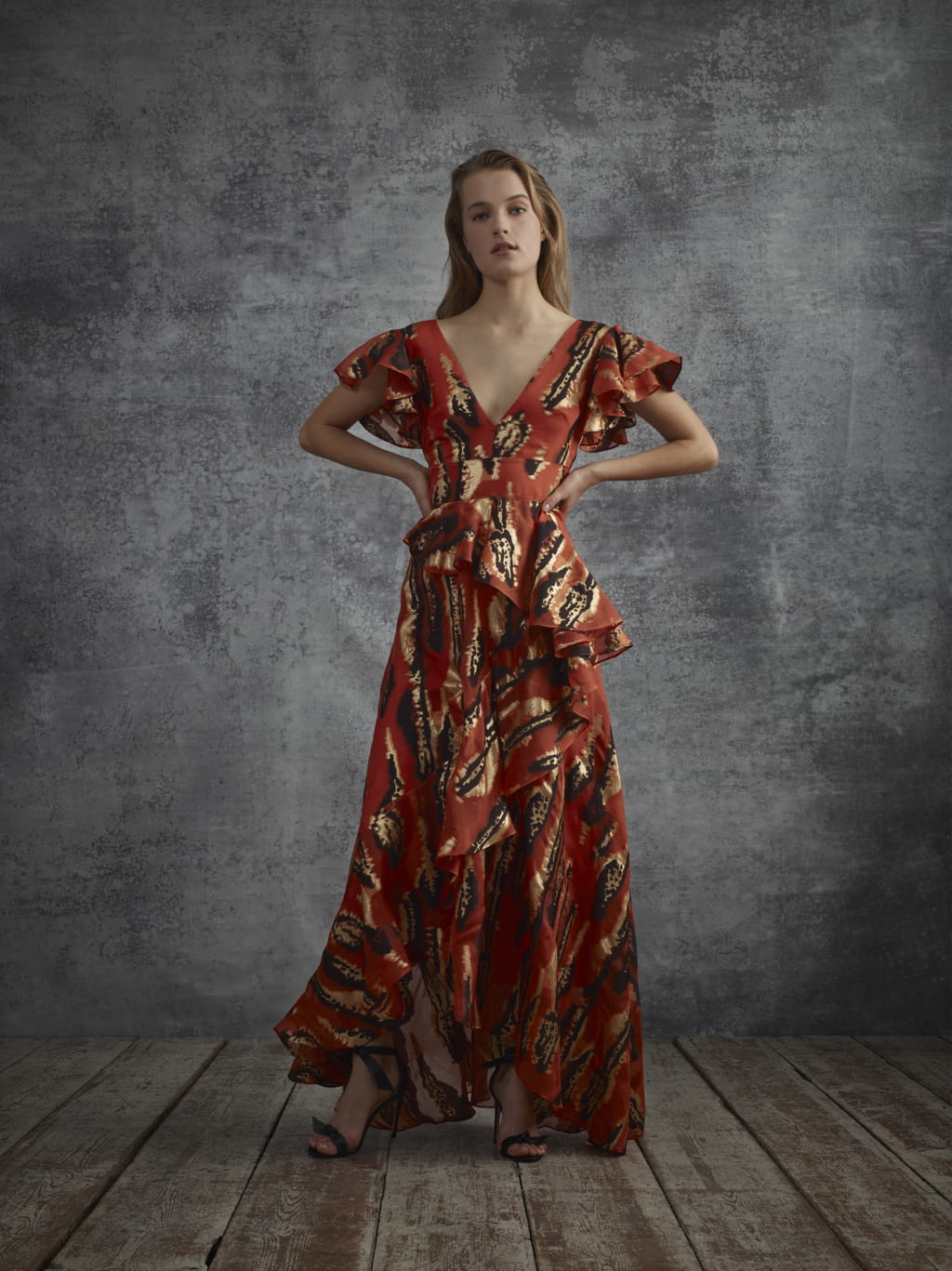 Fashion Week London Pre-Fall 2018 look 16 from the Temperley London collection womenswear