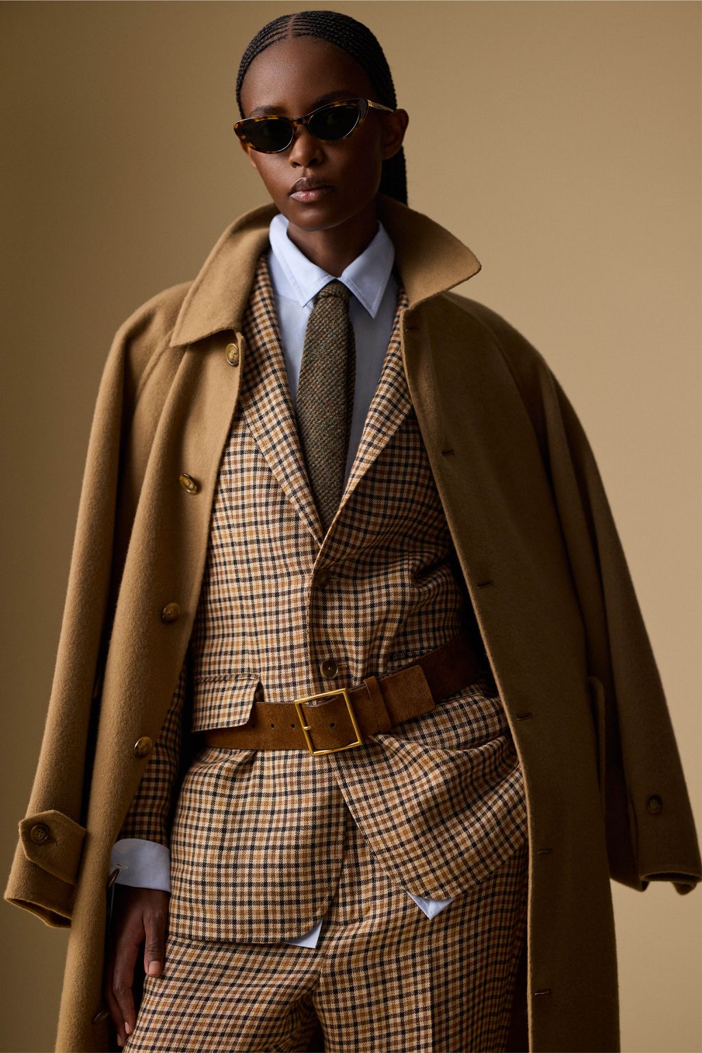 Fashion Week New York Fall/Winter 2025 look 28 de la collection Polo Ralph Lauren womenswear