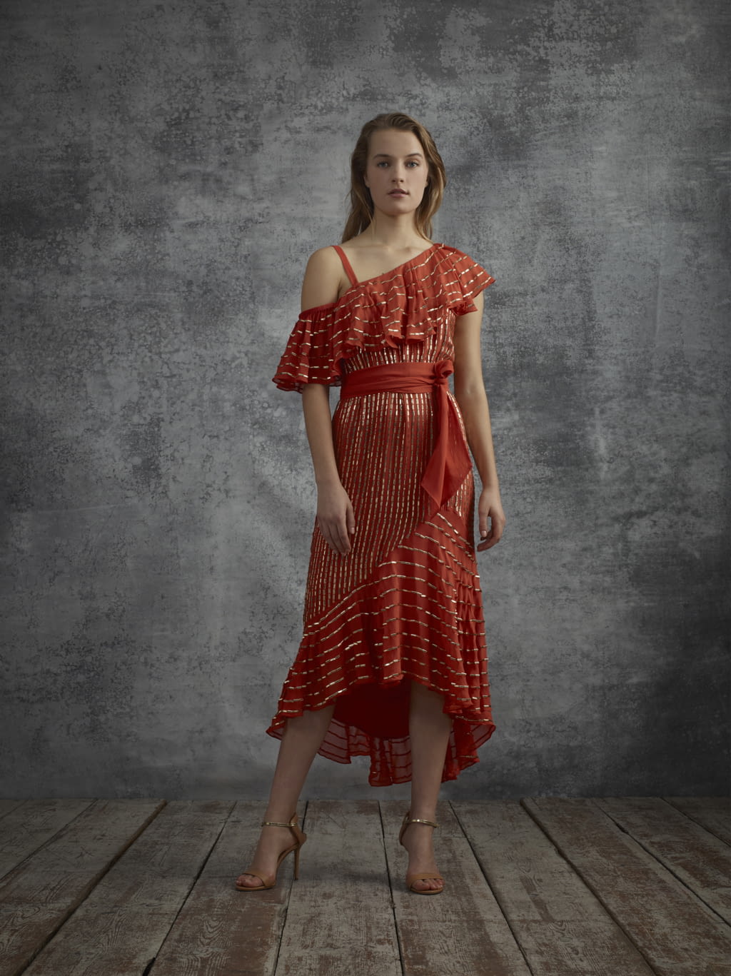 Fashion Week London Pre-Fall 2018 look 18 from the Temperley London collection womenswear